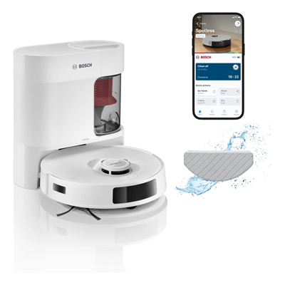 Bosch Spotless Advanced BCRD2W Çöp İstasyonlu Akıllı Robot Süpürge