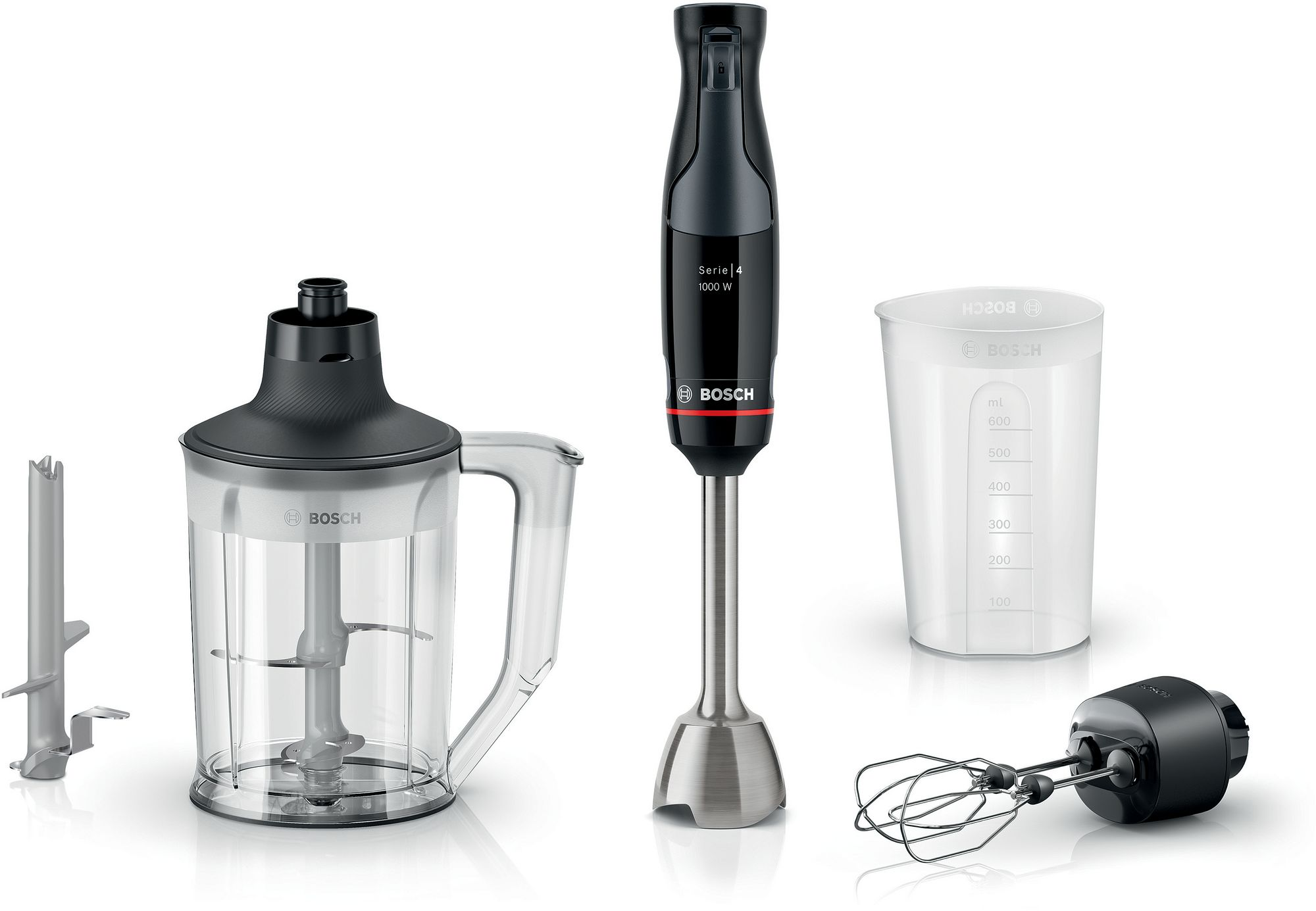 Bosch MSM4B654 Serie 4 ErgoMaster 1000 W Blender Seti