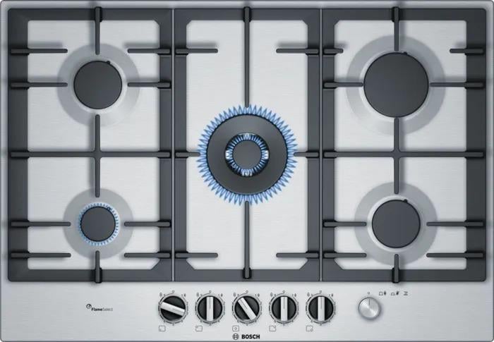 Bosch PCQ7A5M90E Wok Gözlü Inox Ankastre Ocak
