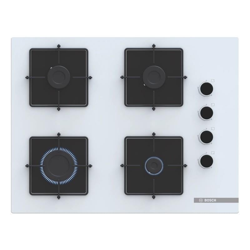 Bosch POP7C2P31O 67 cm Beyaz Cam Ankastre Ocak