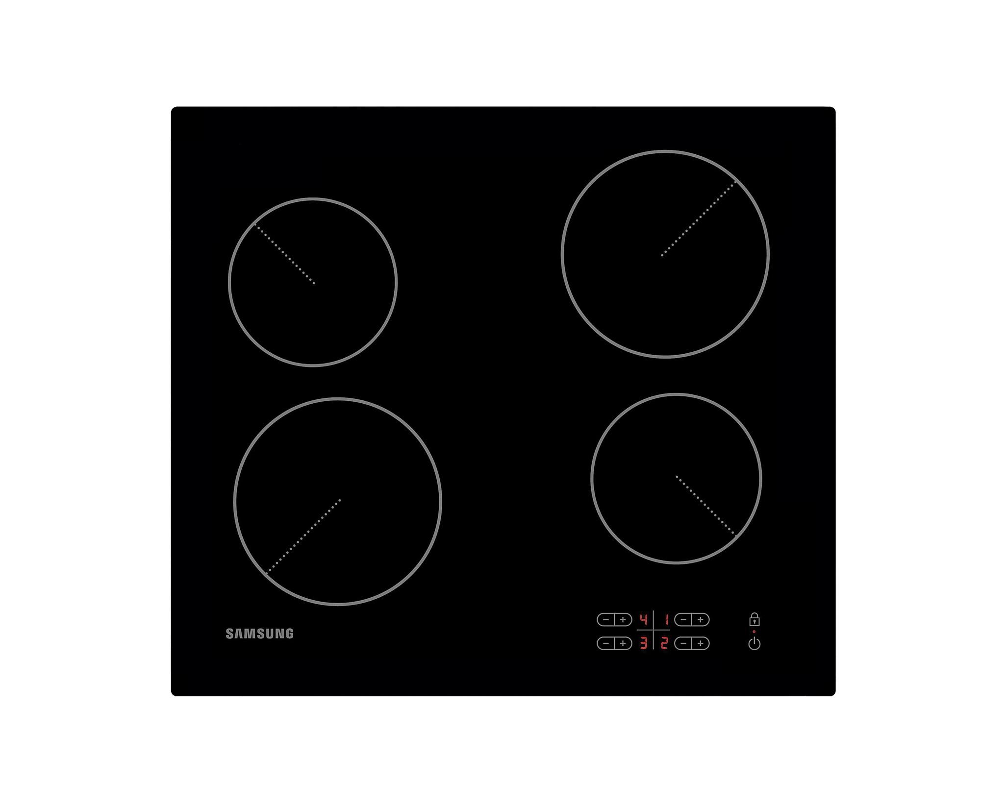 Samsung CTR464EB01/XTR 60 cm Siyah Seramik Ankastre Ocak