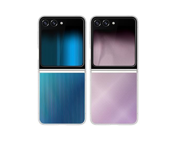 Samsung Galaxy Z Flip 5 Dinamik Tasarım Kılıf - Şeffaf