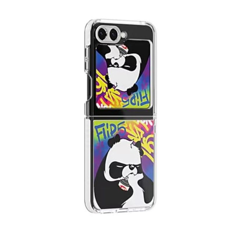 Samsung Galaxy Z Flip 5 Dinamik Tasarım Angry Panda GP-FPF731HIGBT Kılıf