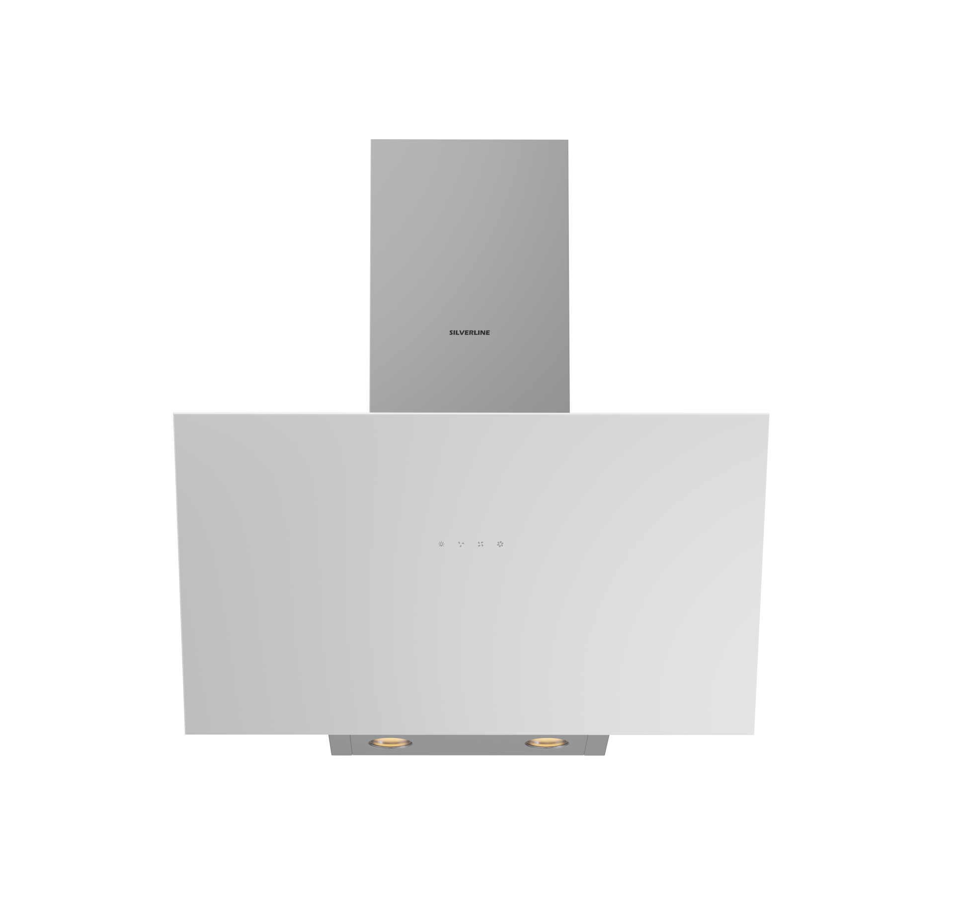 Silverline 3481 Flam Beyaz Cam Davlumbaz 60 Cm