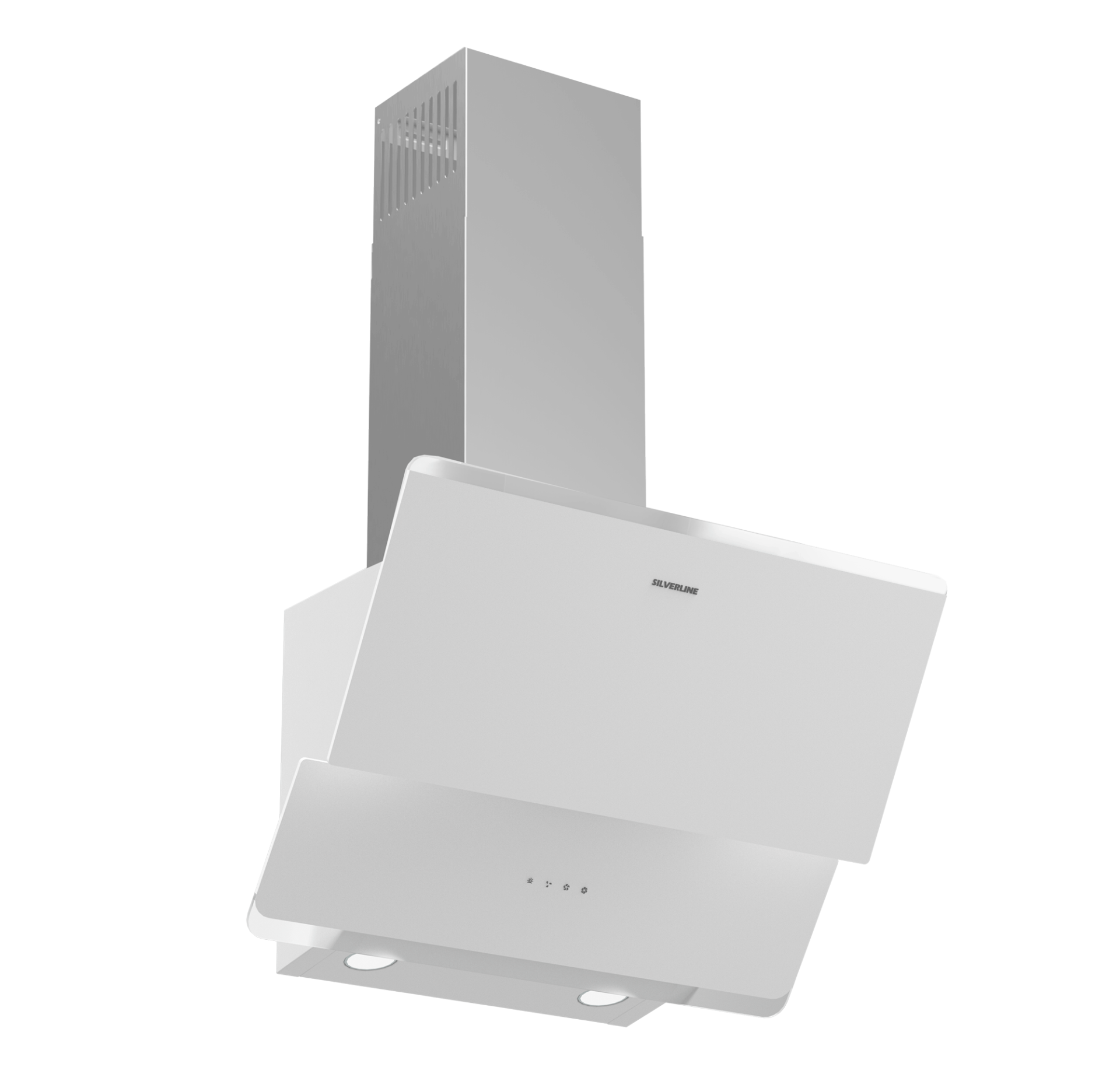 Silverline 3490 Oslo Beyaz Cam 60 Cm Duvar Tipi Davlumbaz