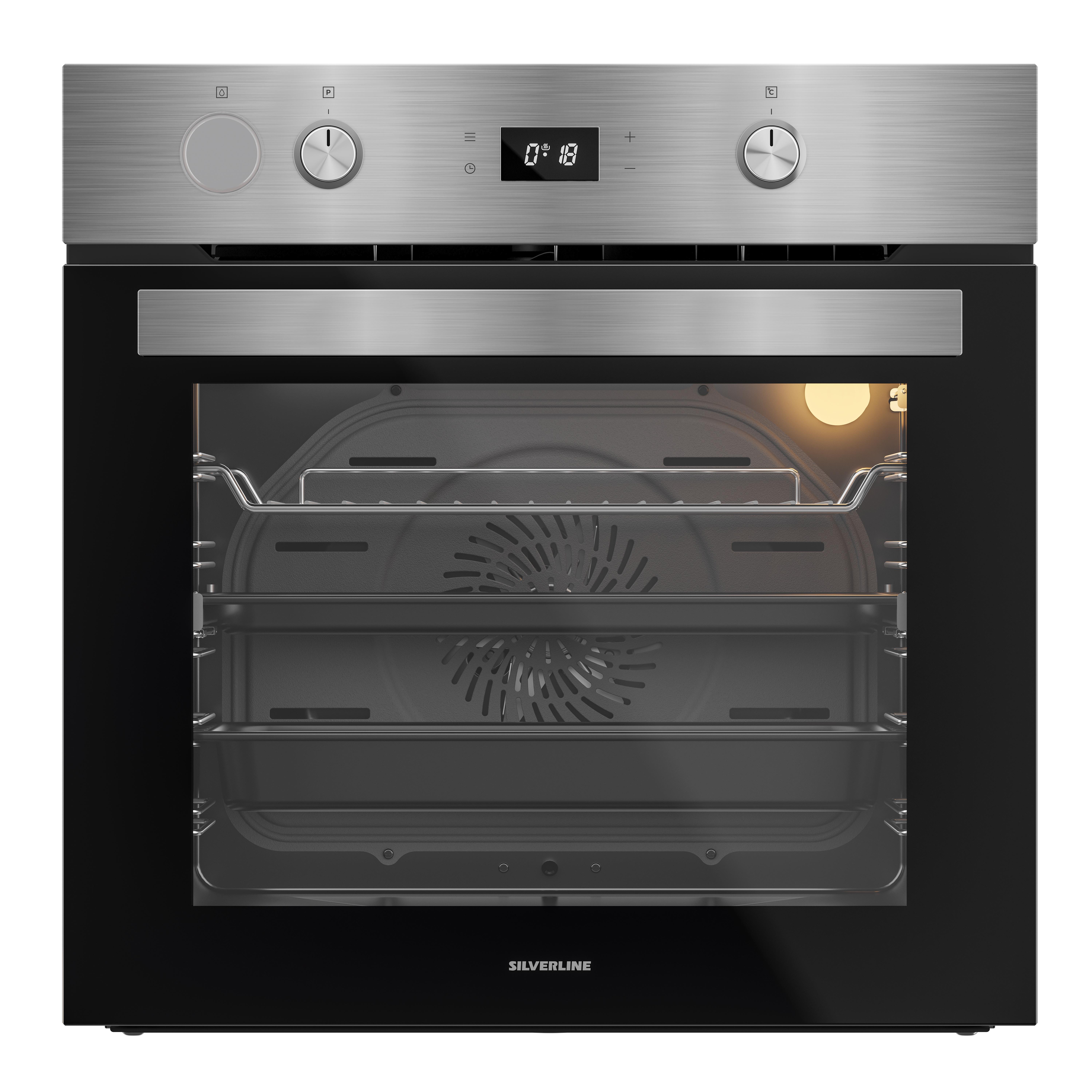 Silverline BO65P4X01 Inox Ankastre Fırın