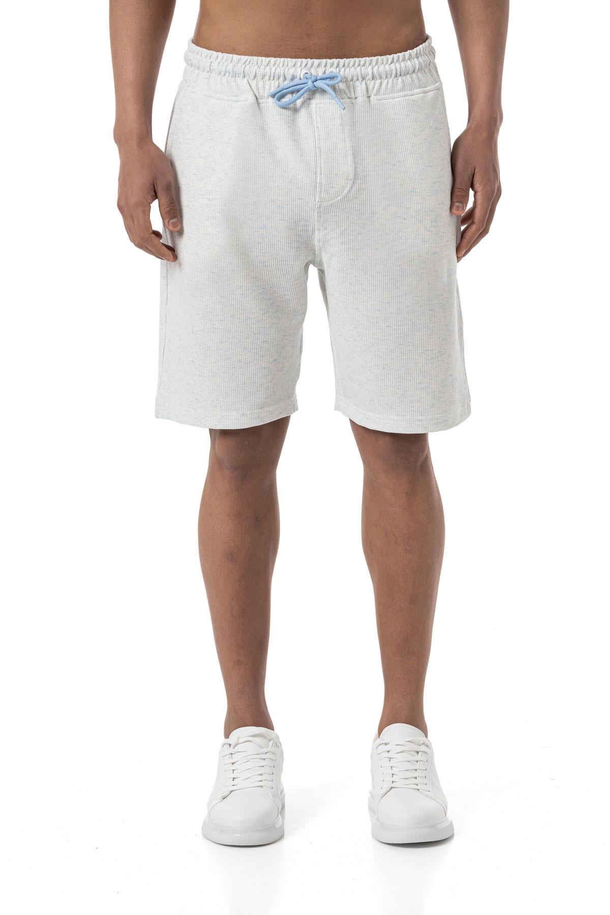 Büyük Beden Waffle Şort