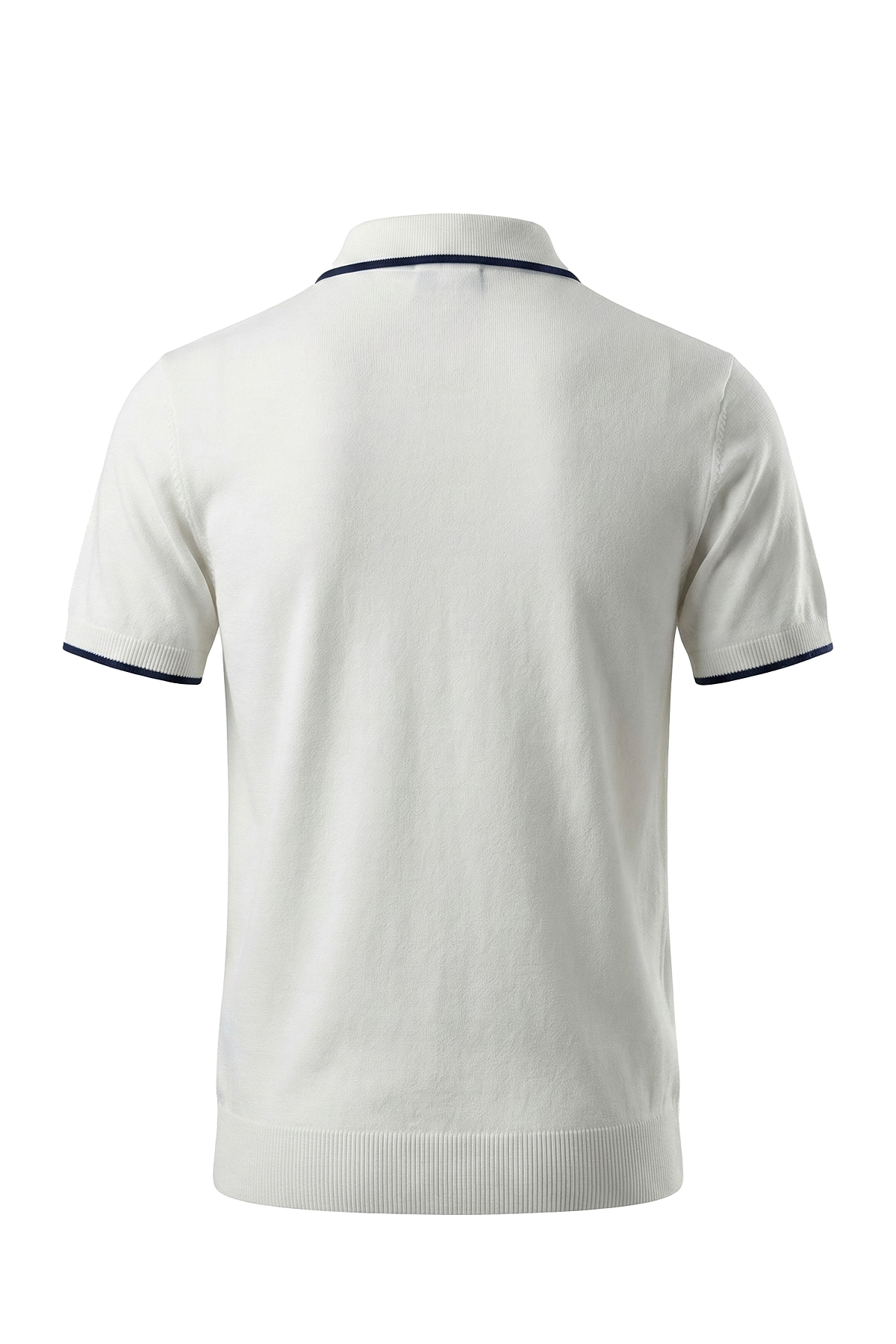 Erkek Pamuklu Fermuarlı Yaka Spor Tişört