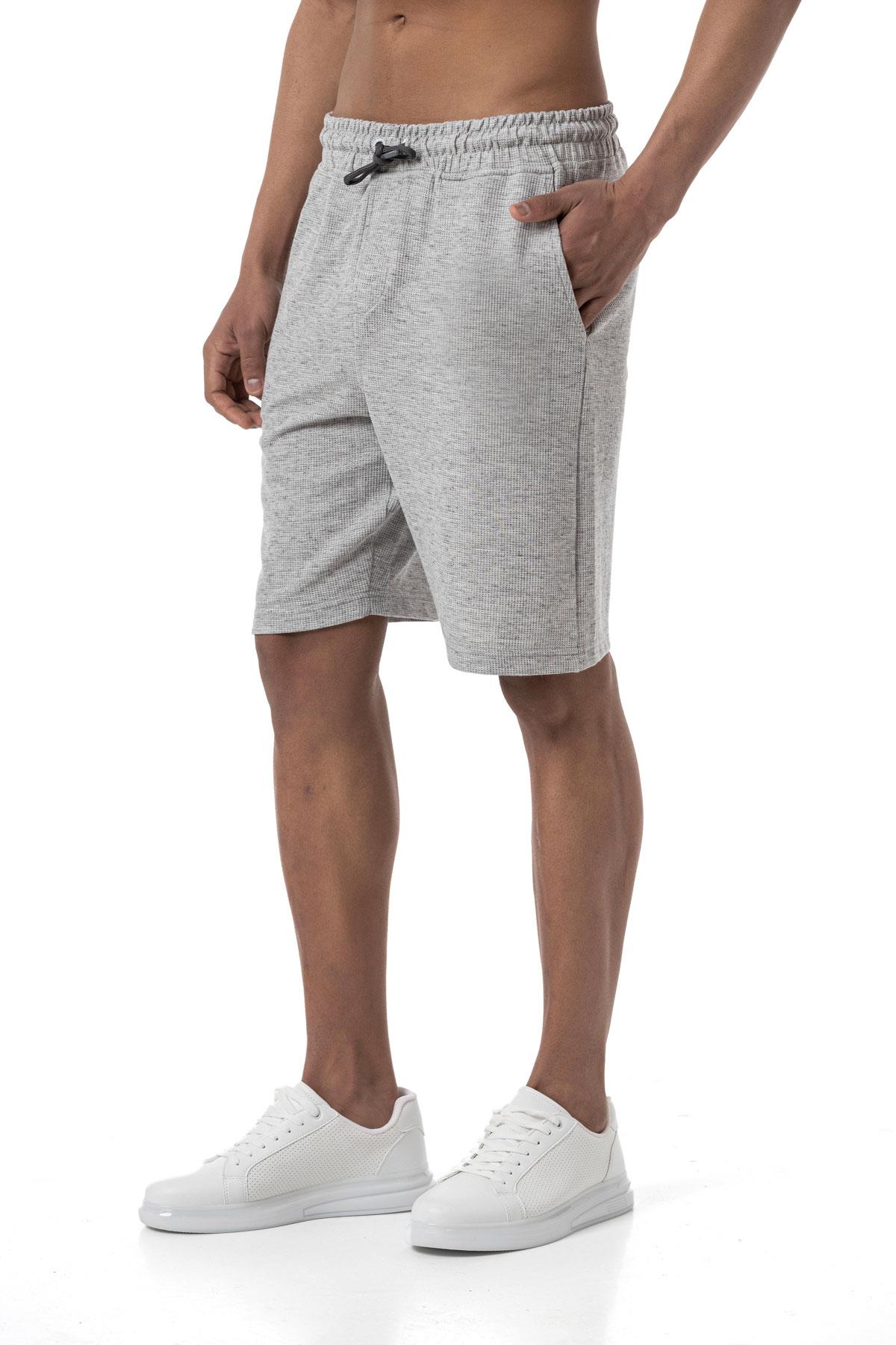 Büyük Beden Waffle Şort