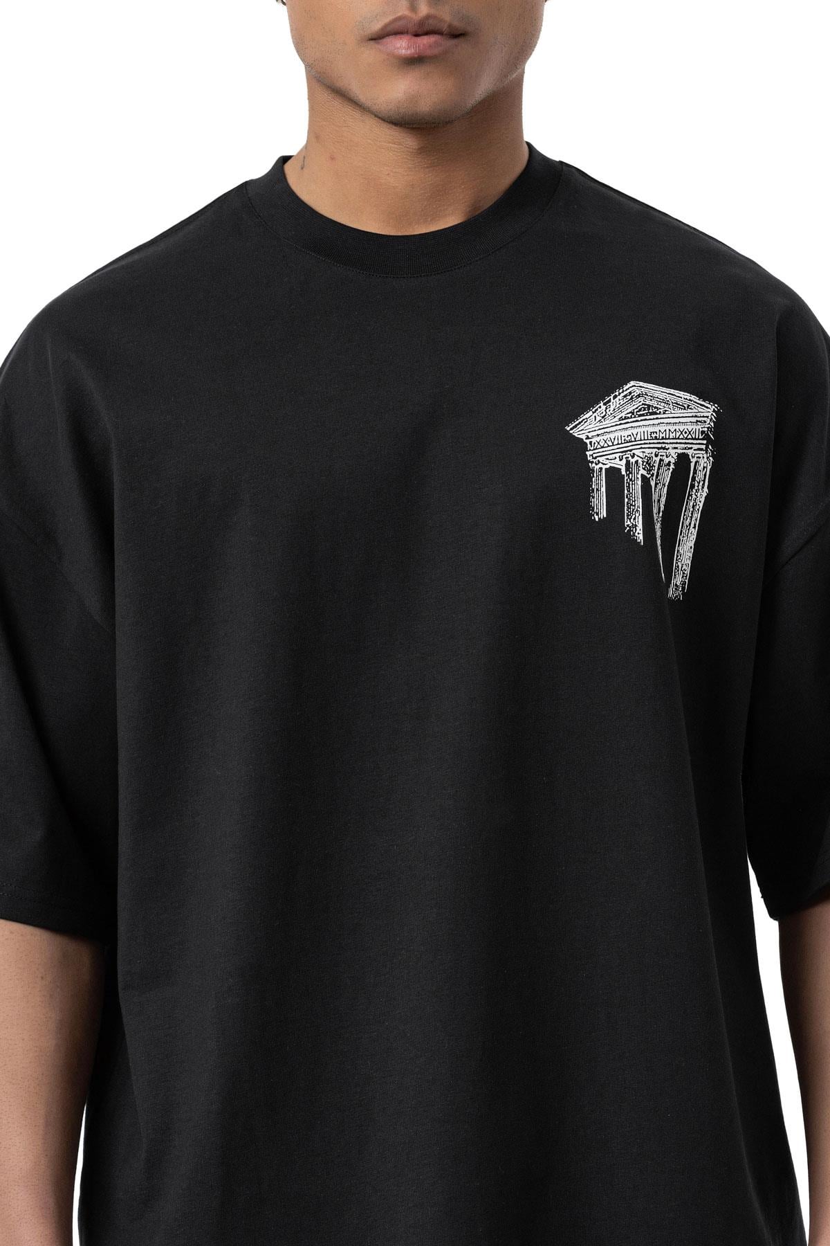 VENİ-VİDİ-VİCİ Baskılı Oversize T-Shirt