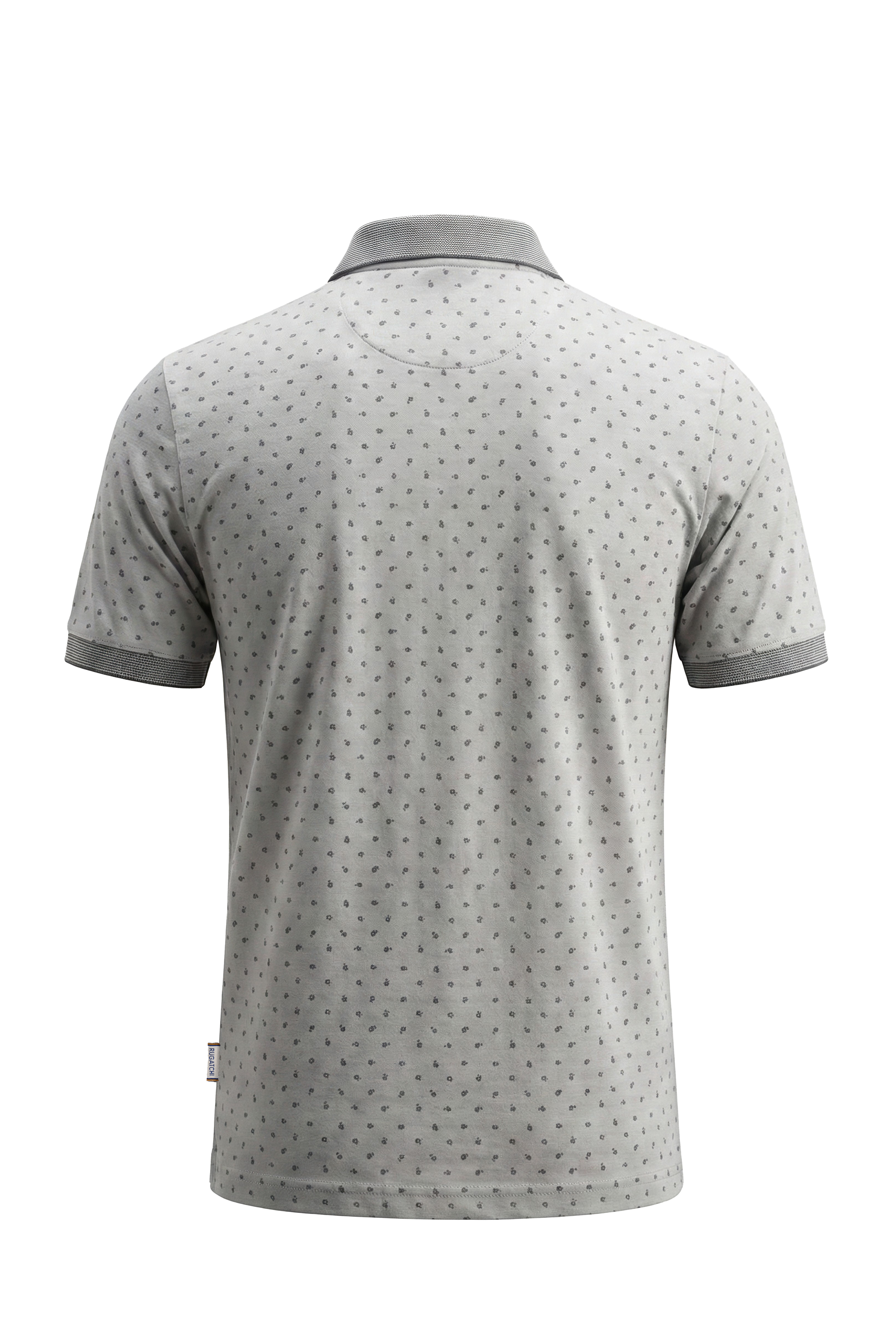 Erkek Kırçıllı Melanj Dokulu Polo Tişört