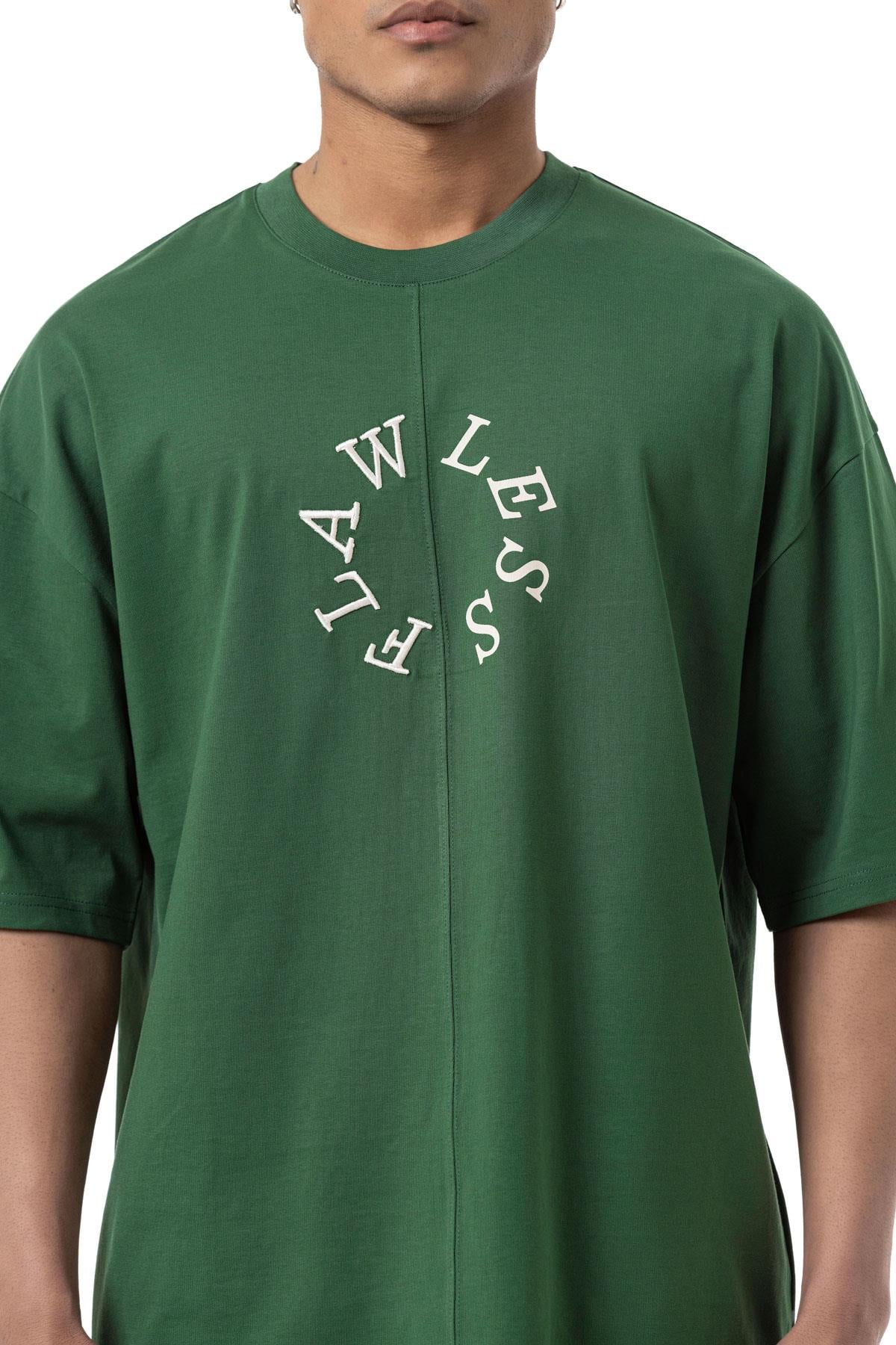 FLAWLESS Baskılı Oversize T-Shirt