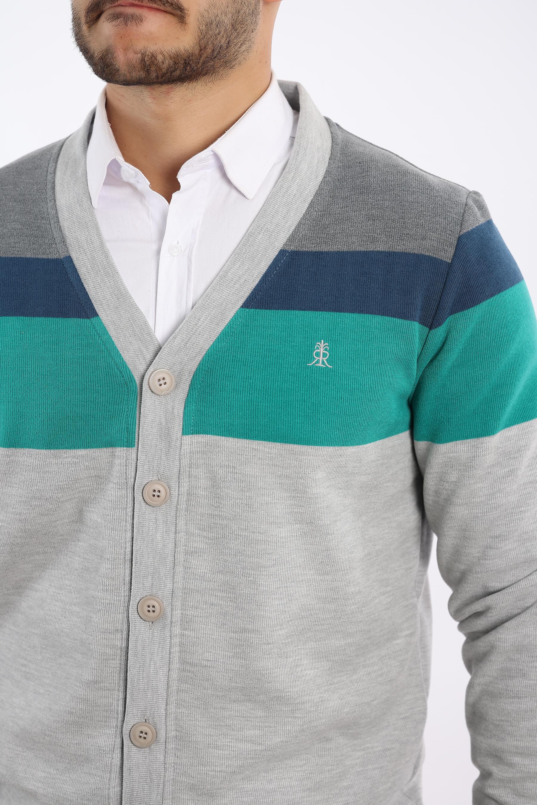 Triko Hırka Selanik Dokuma Düğmeli