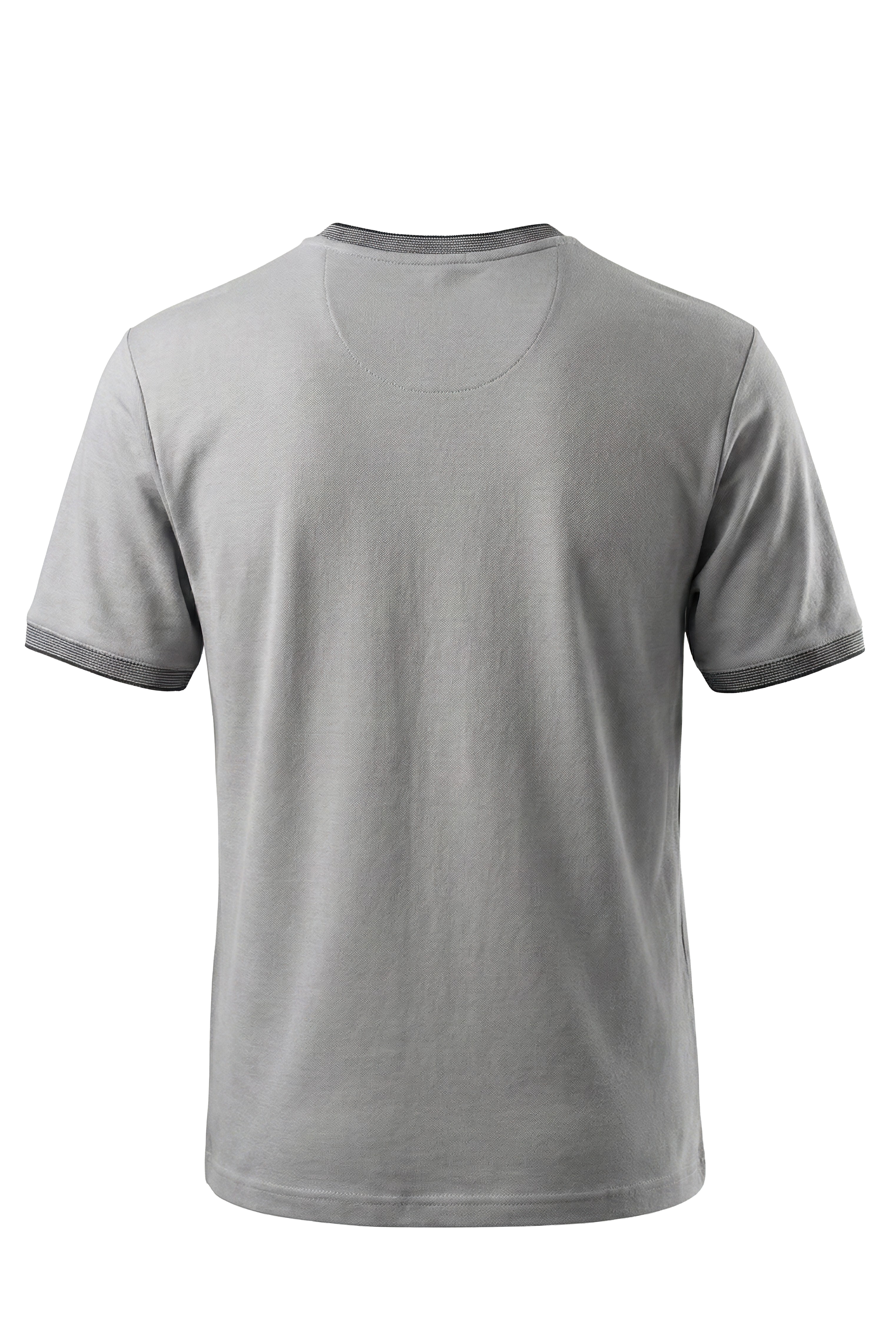 Erkek İnterlok Parlak Dokulu Bisiklet Yaka