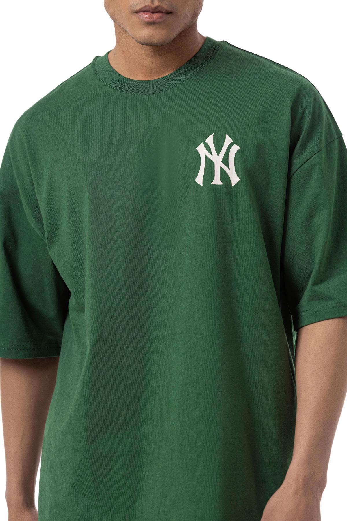 NY Baskılı Oversize T-Shirt
