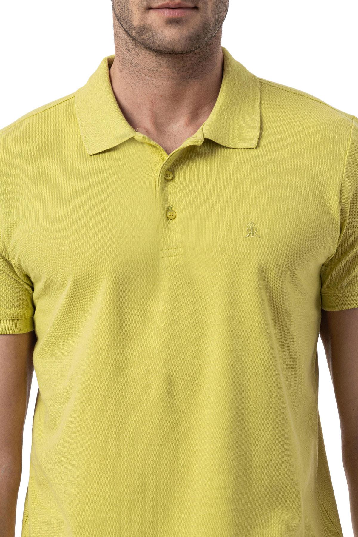 %100 Pamuklu Polo Yaka Tişört Premium PureFit