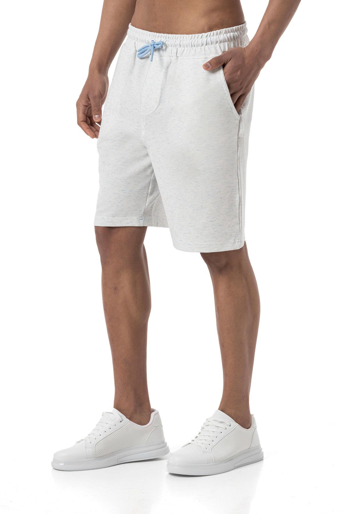 Büyük Beden Waffle Şort