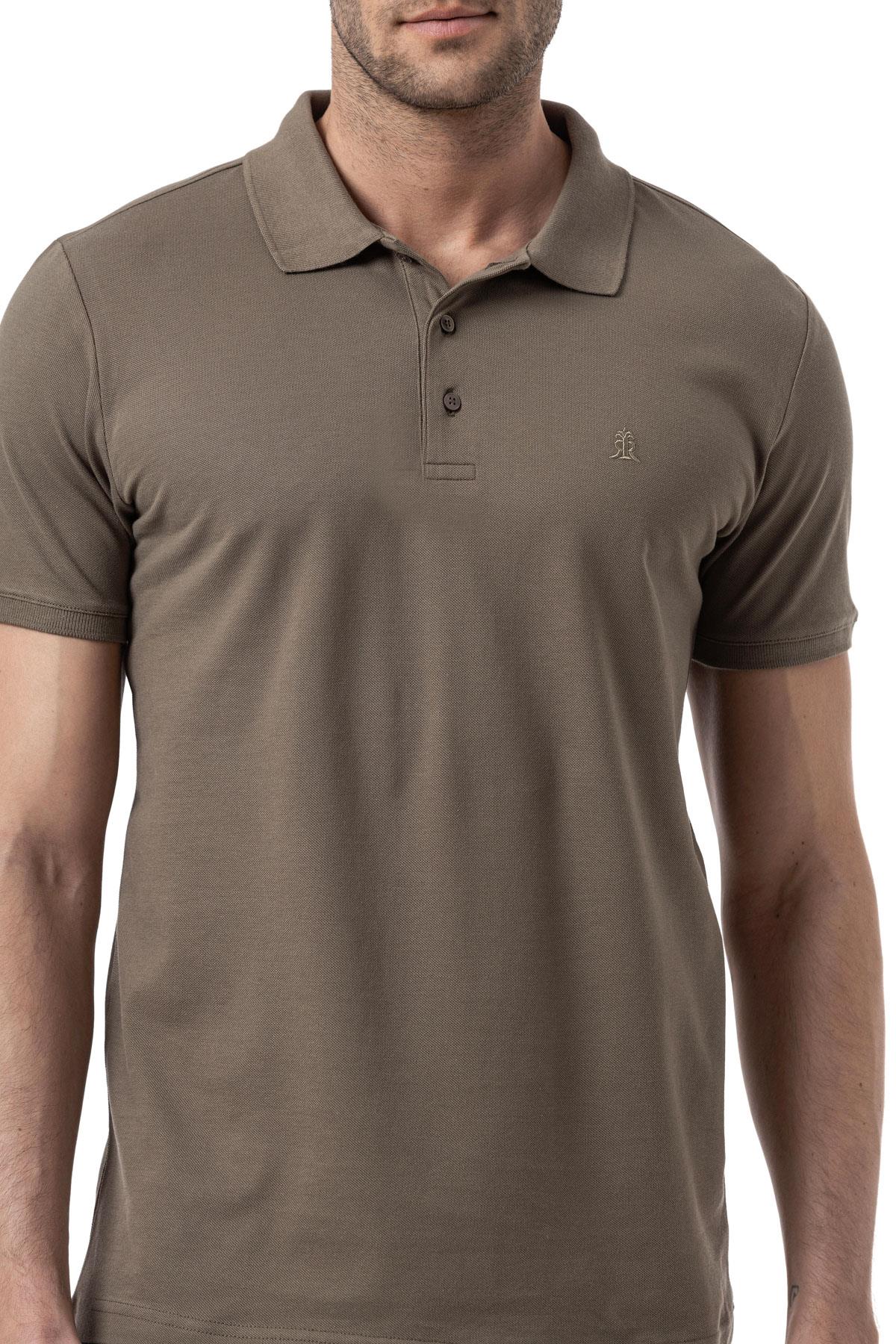 %100 Pamuklu Polo Yaka Tişört Premium PureFit