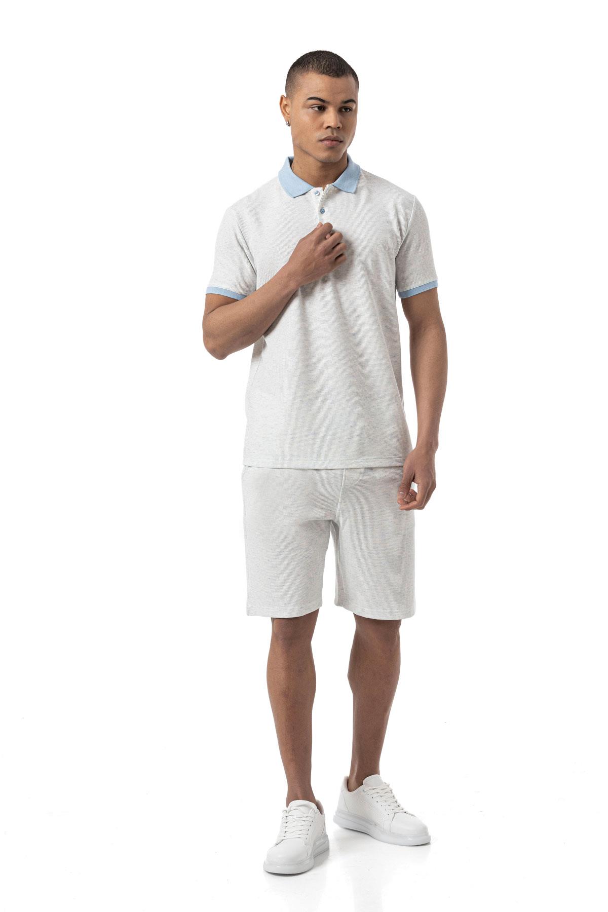 Büyük Beden Waffle Şort