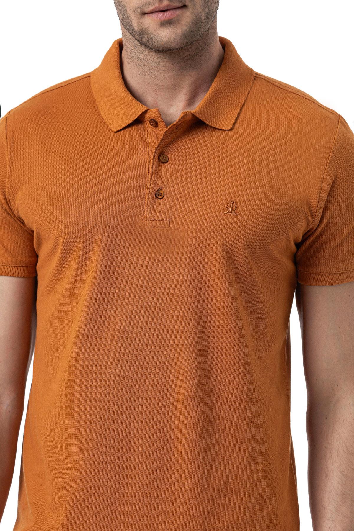 %100 Pamuklu Polo Yaka Tişört Premium PureFit