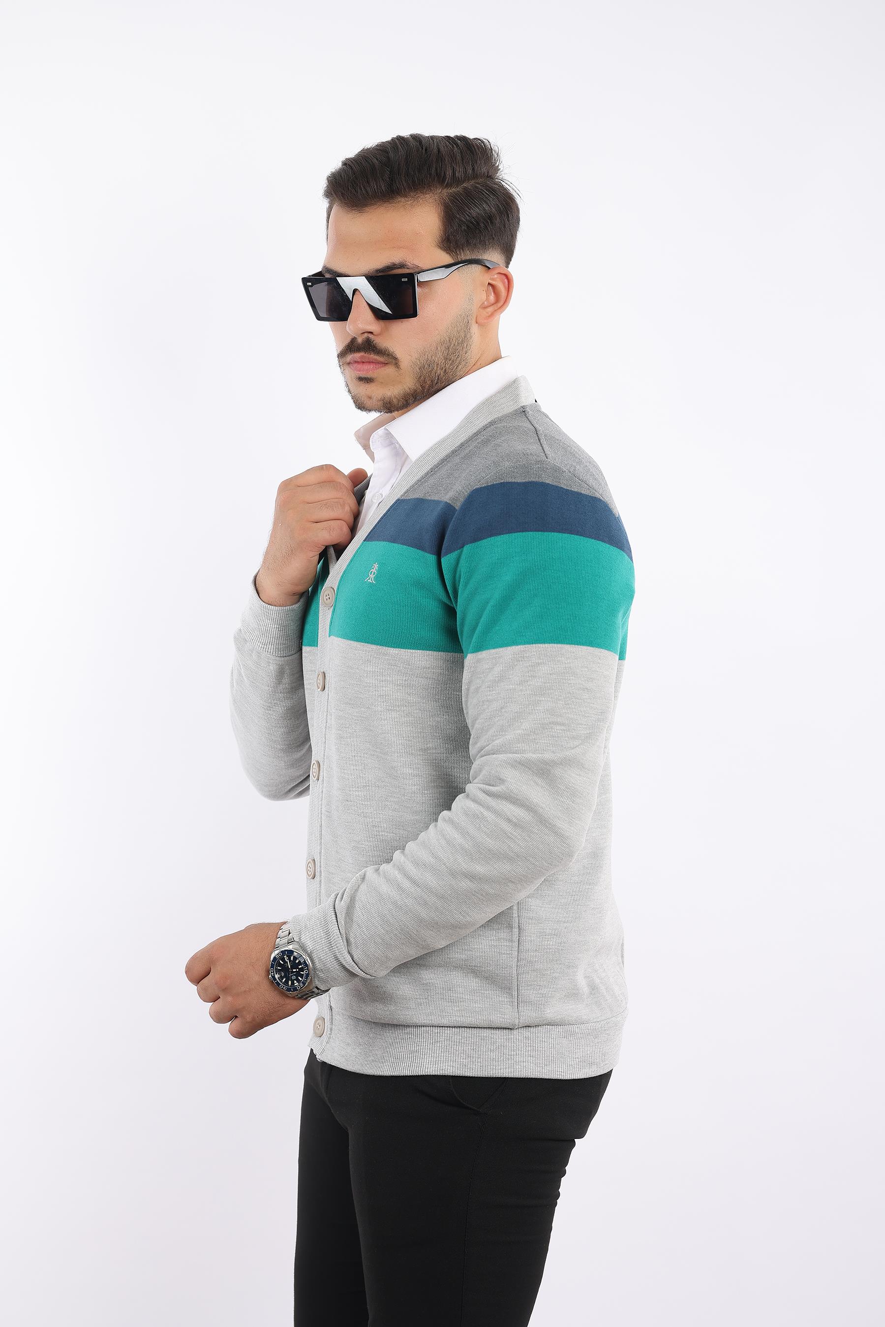 Triko Hırka Selanik Dokuma Düğmeli