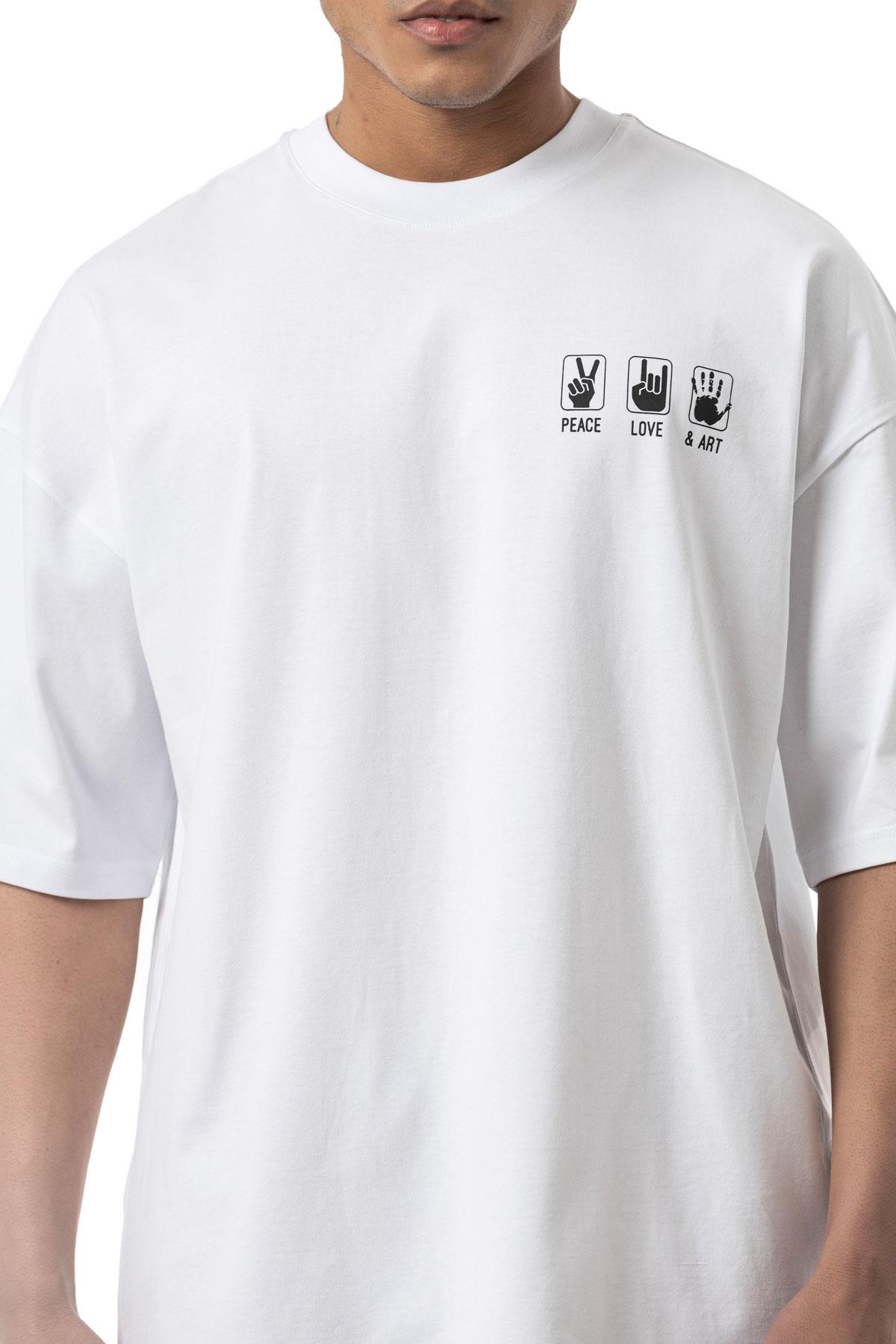 CONFISUON Baskılı Oversize T-Shirt