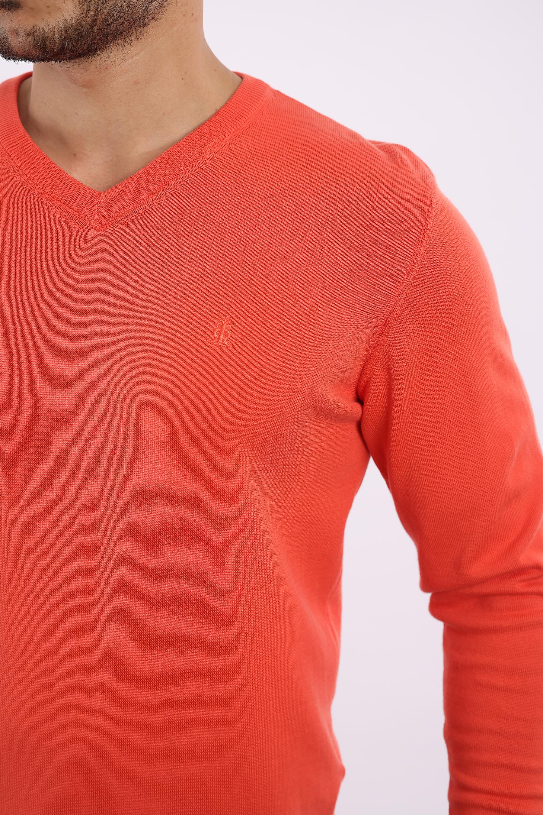 Premium Erkek V Yaka Triko — %100 Pamuk, Nefes Alan Konforlu Kazak