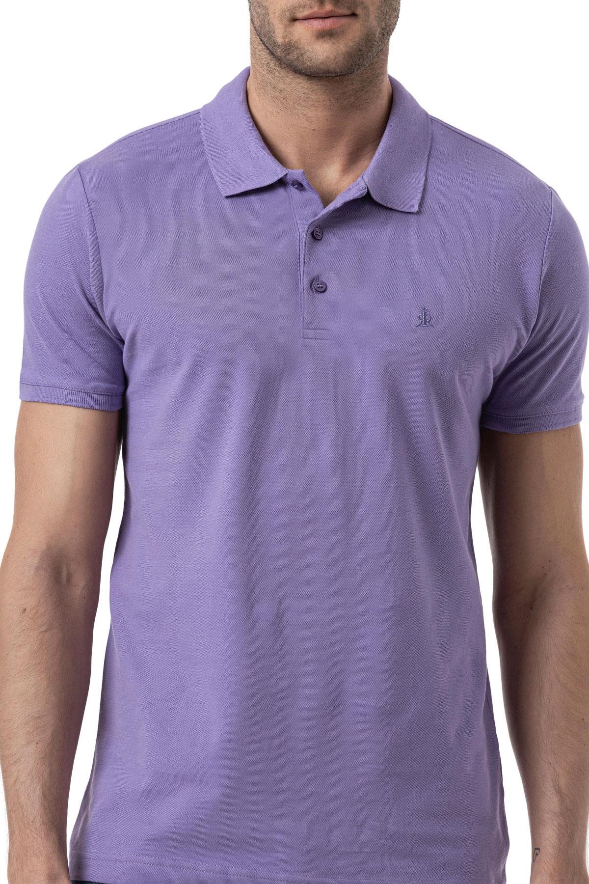 %100 Pamuklu Polo Yaka Tişört Premium PureFit