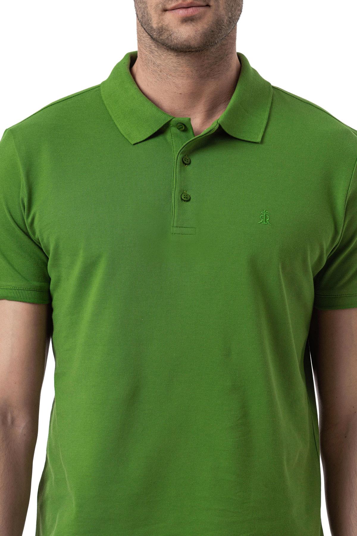%100 Pamuklu Polo Yaka Tişört Premium PureFit