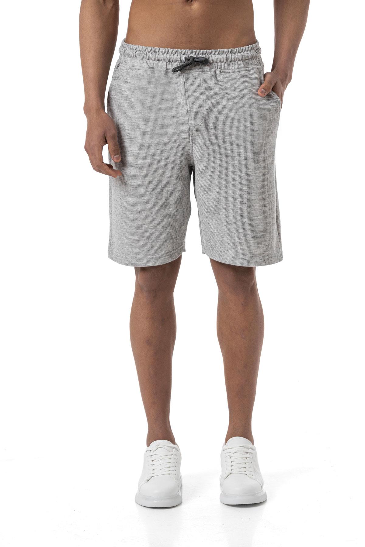 Büyük Beden Waffle Şort