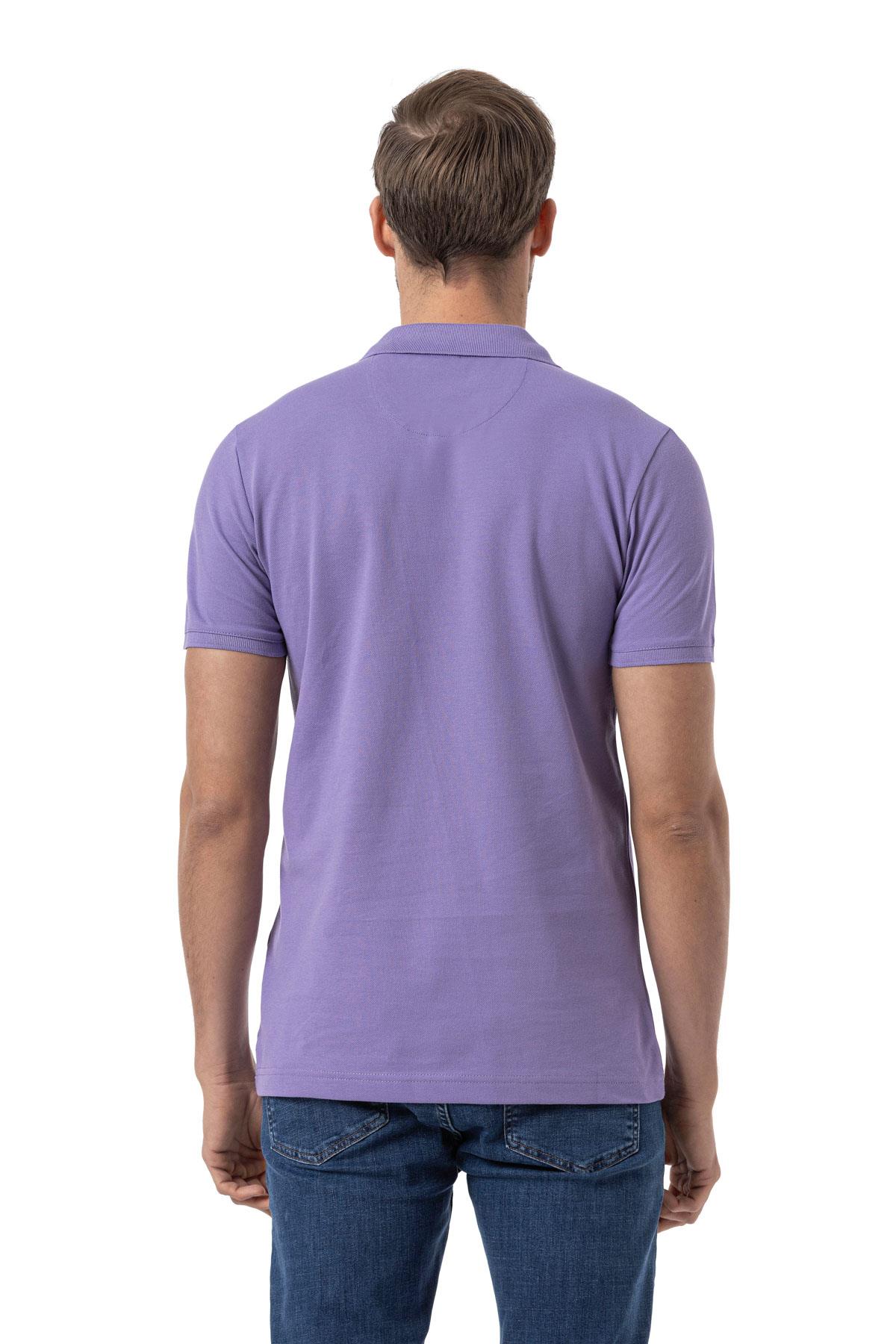 %100 Pamuklu Polo Yaka Tişört Premium PureFit