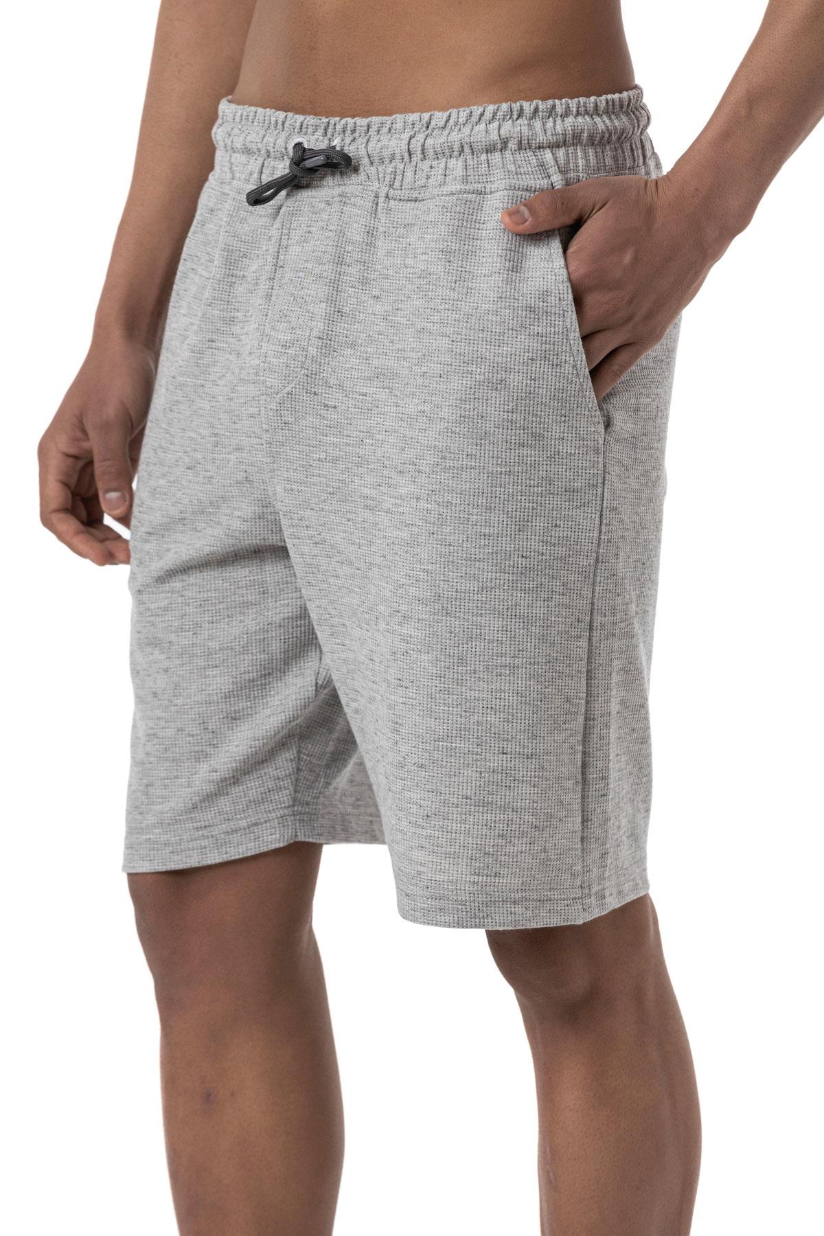 Büyük Beden Waffle Şort