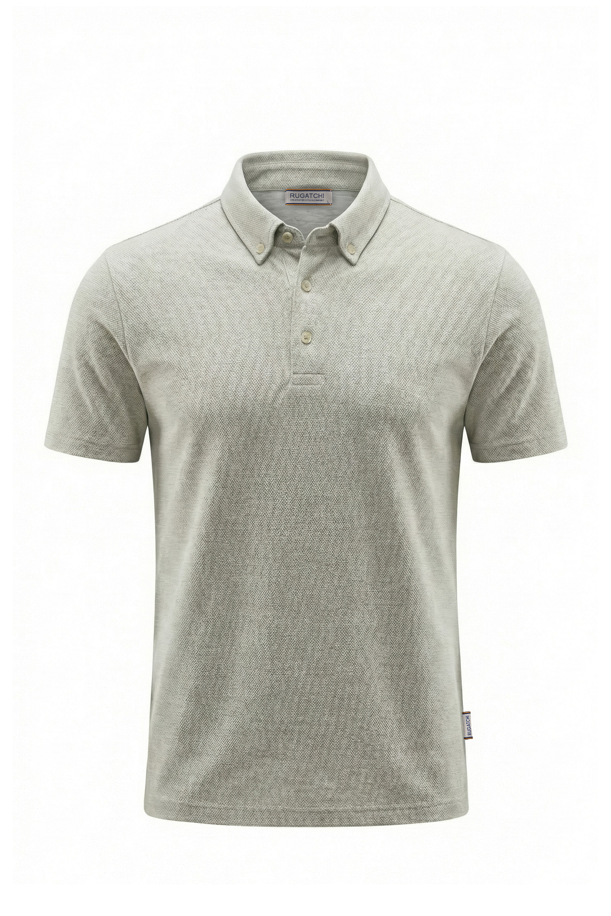 Erkek Viskon Karışımlı Gömlek Yaka Tişört