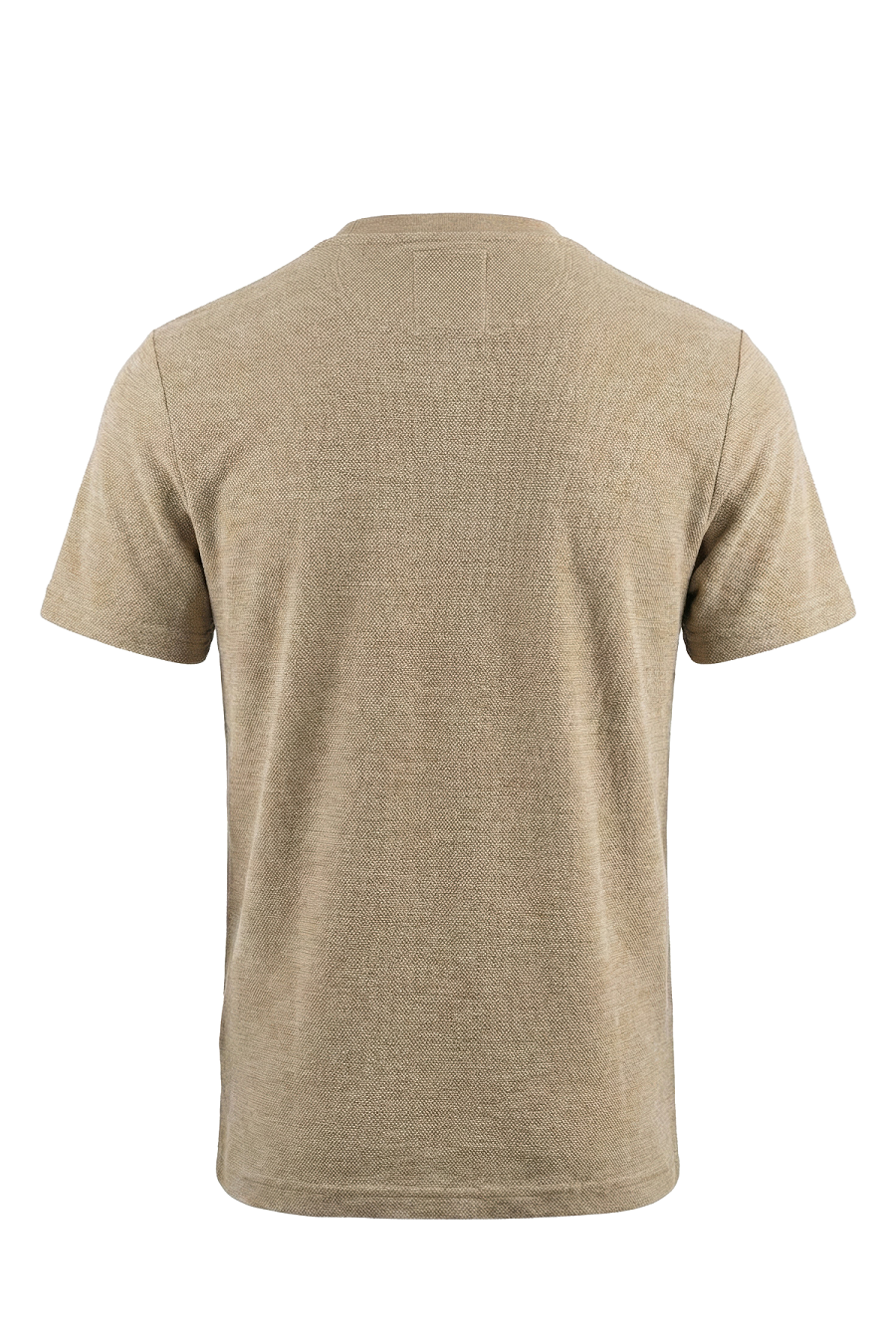 Erkek Jakar Dokulu Bisiklet Yaka Tişört