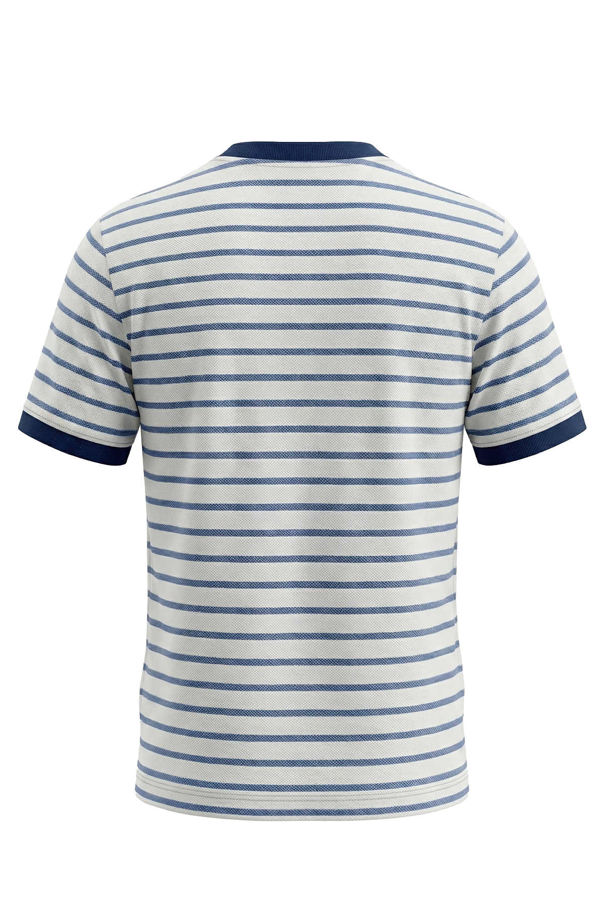 Erkek İki İplik Bisiklet Yaka Tişört