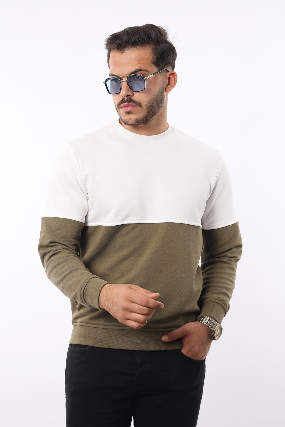3 İplik Bisiklet Yaka Sweatshirt – Pamuk Viskon Regular Fit Rugatchi Exclusive