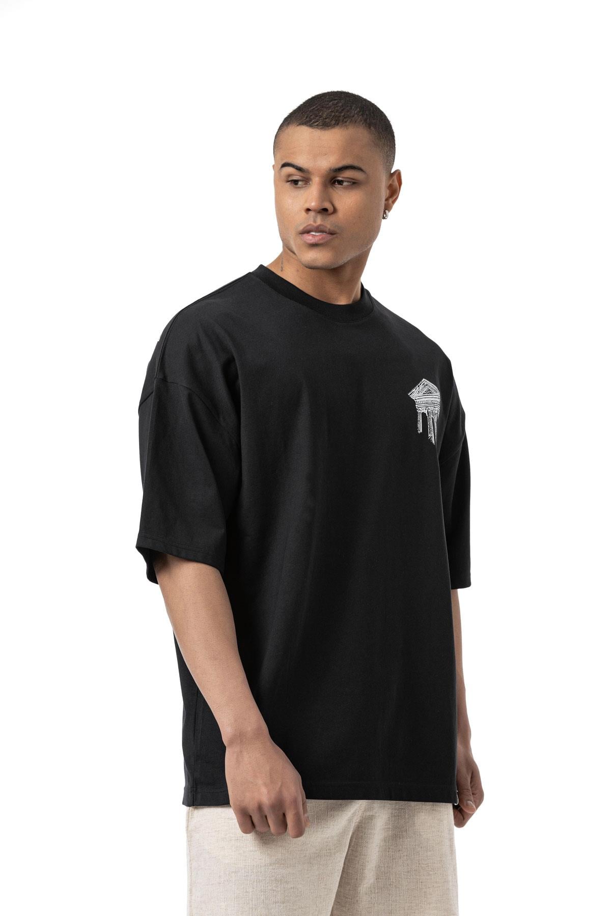 VENİ-VİDİ-VİCİ Baskılı Oversize T-Shirt