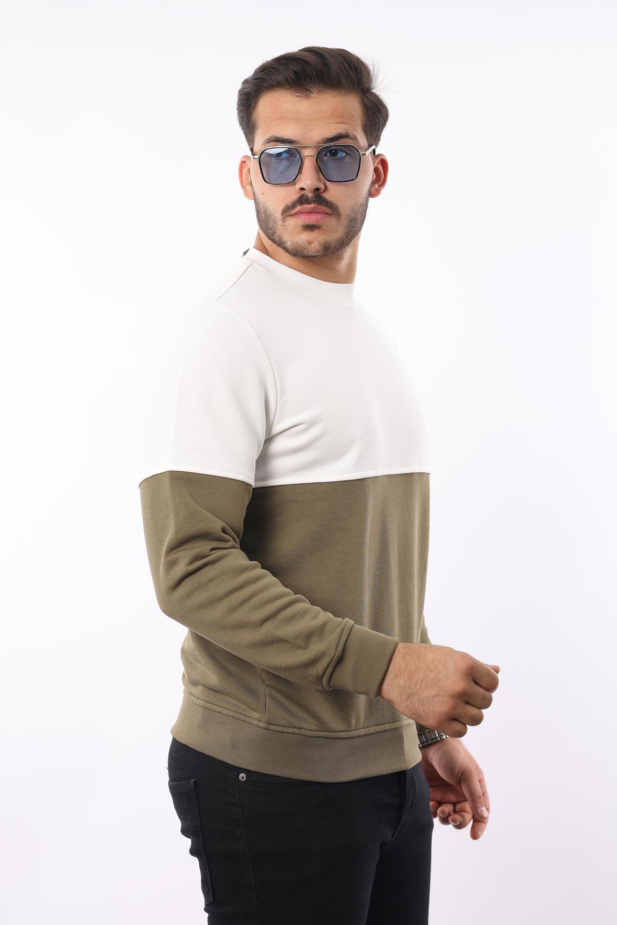 3 İplik Bisiklet Yaka Sweatshirt – Pamuk Viskon Regular Fit Rugatchi Exclusive