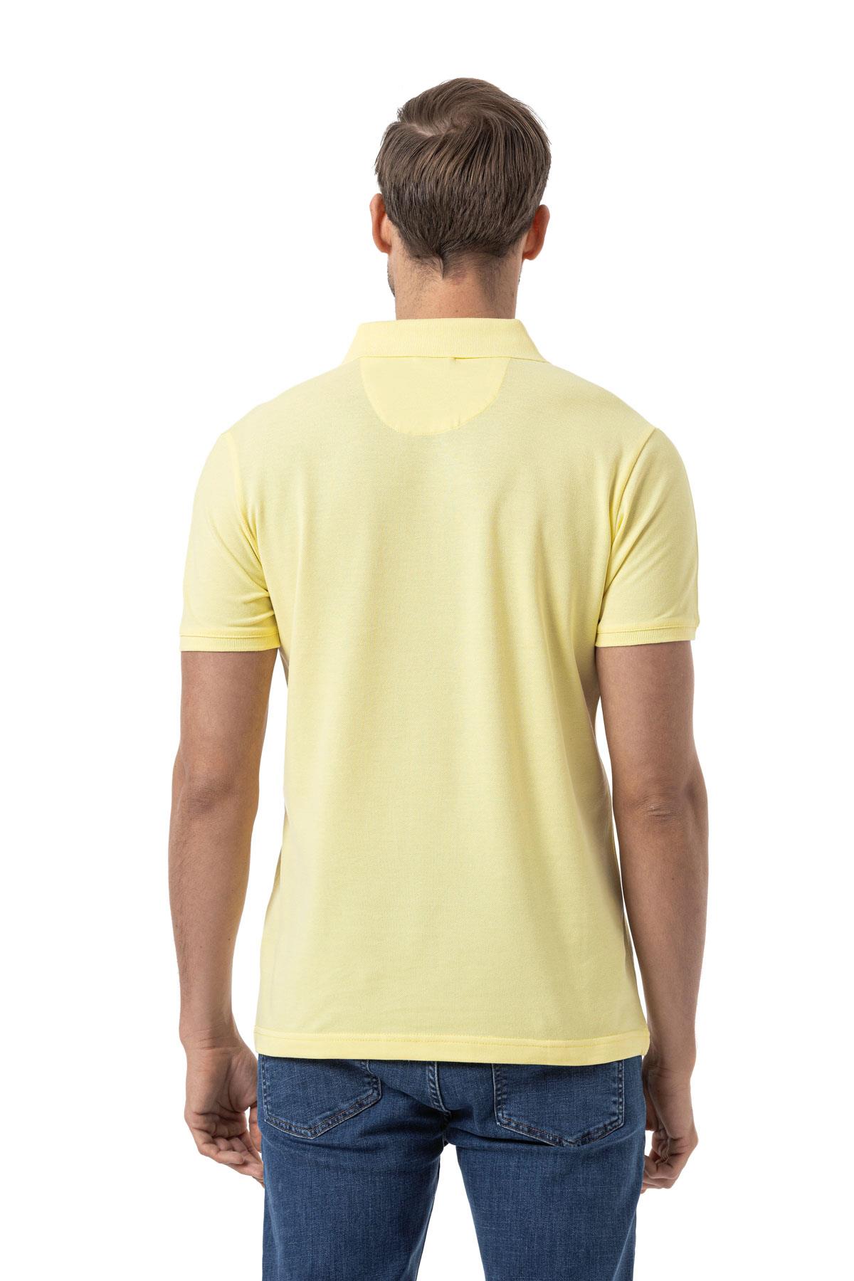%100 Pamuklu Polo Yaka Tişört Premium PureFit