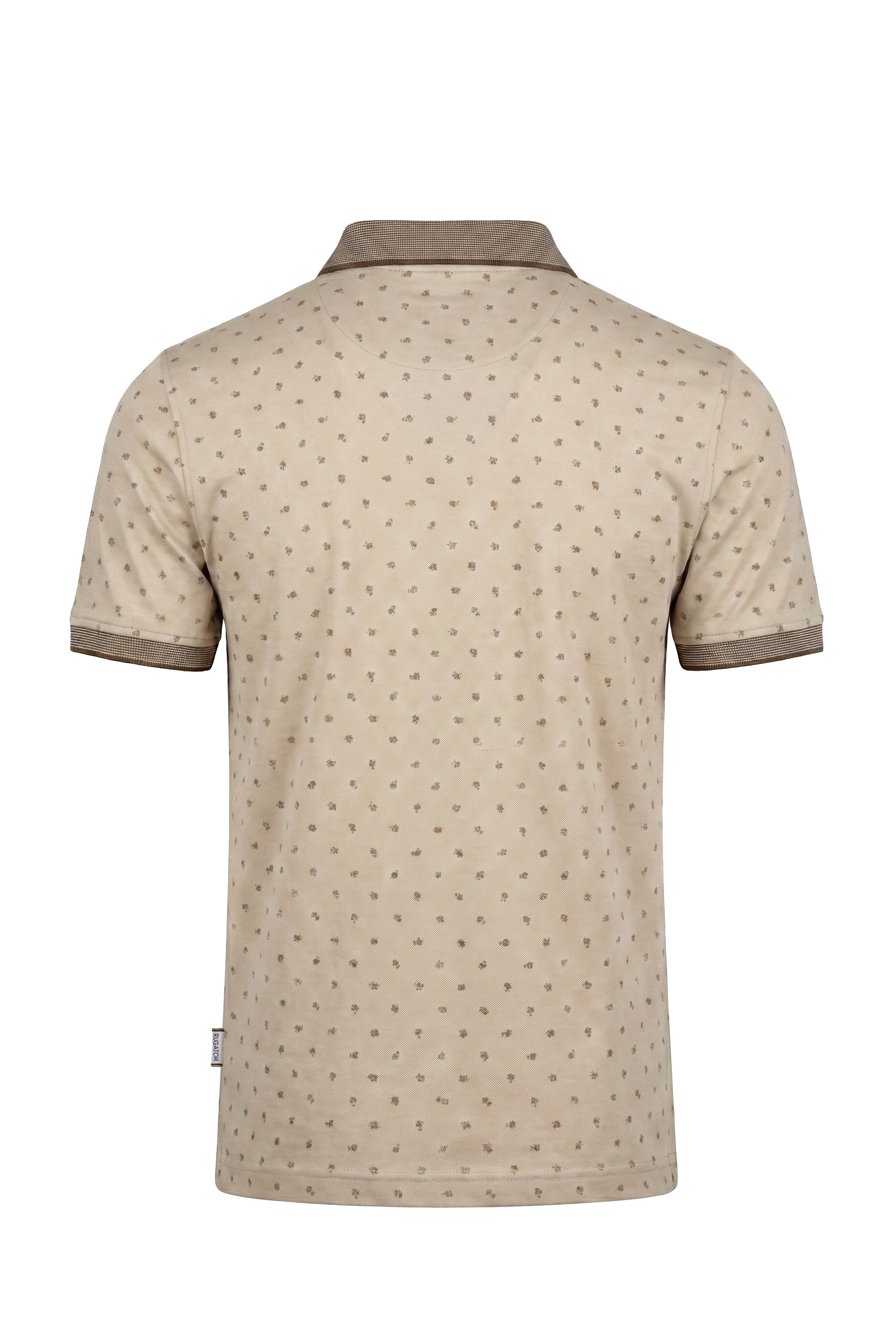 Erkek Kırçıllı Melanj Dokulu Polo Tişört