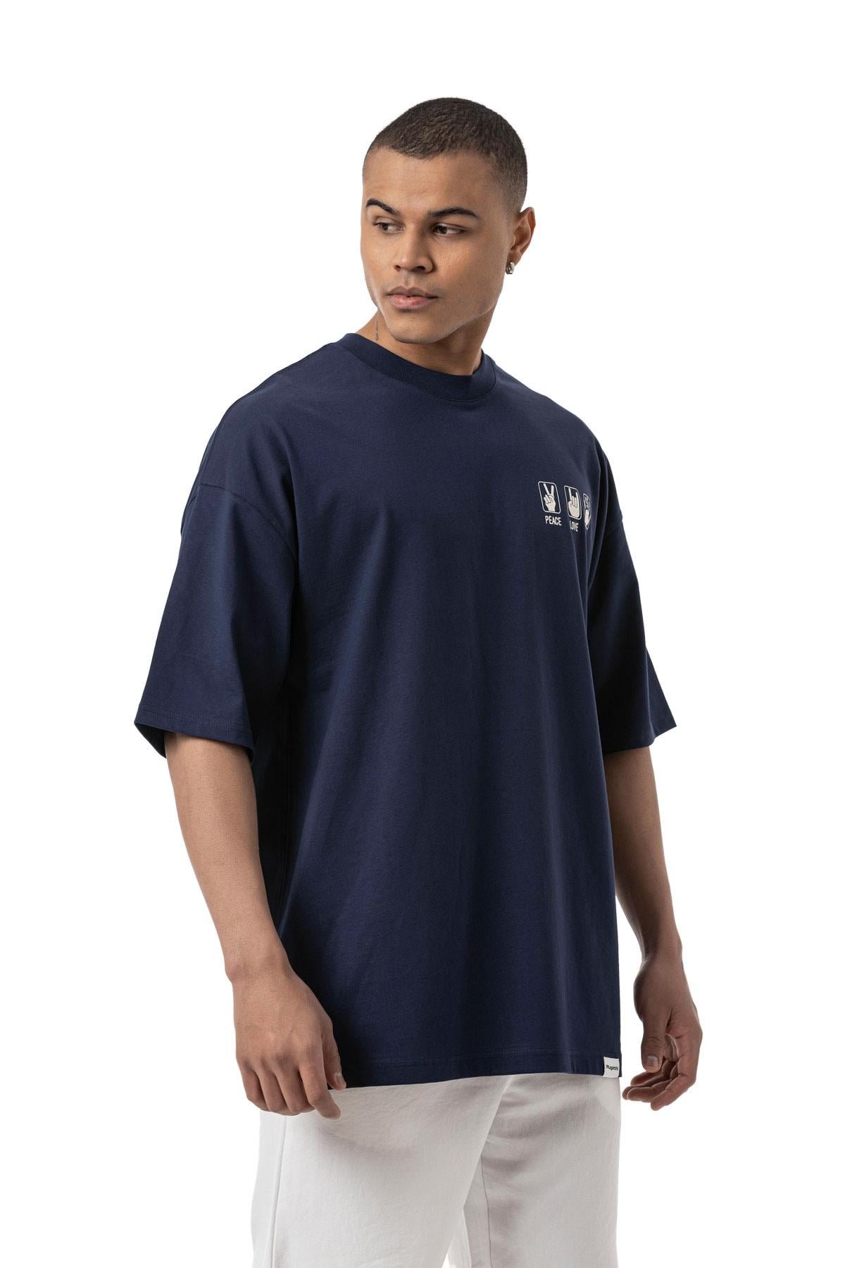 CONFISUON Baskılı Oversize T-Shirt