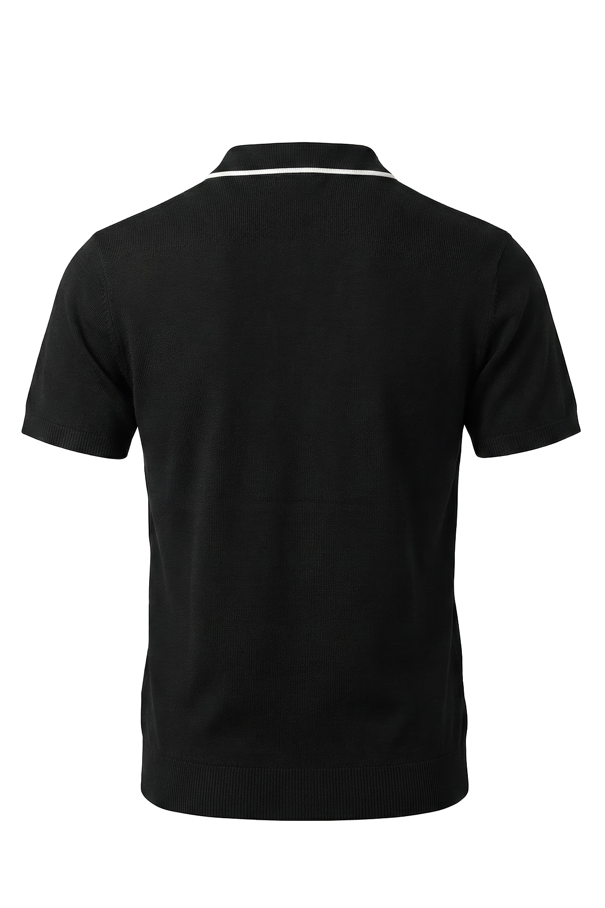 Erkek Pamuklu Fermuarlı Yaka Spor Tişört