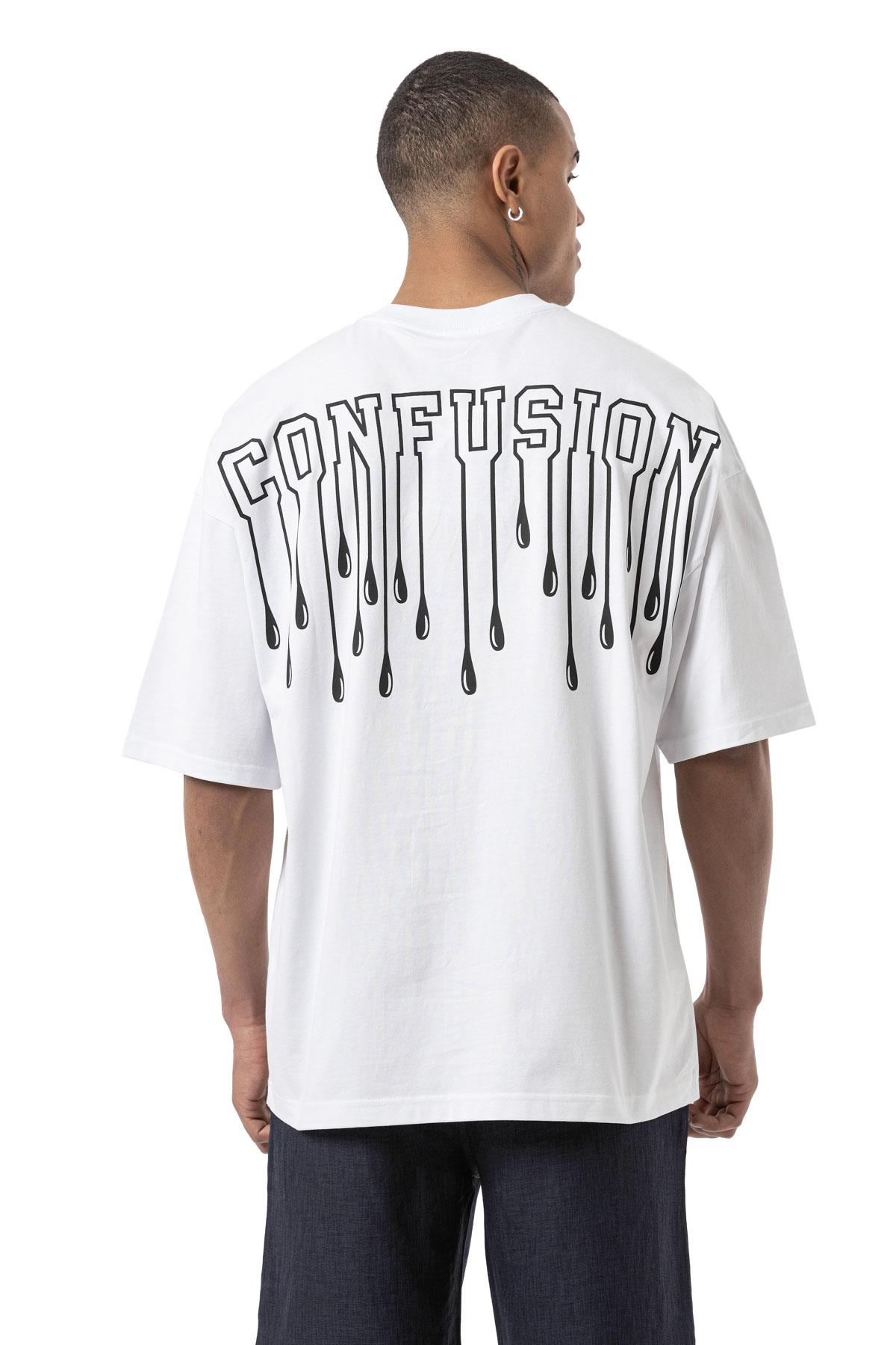 CONFISUON Baskılı Oversize T-Shirt
