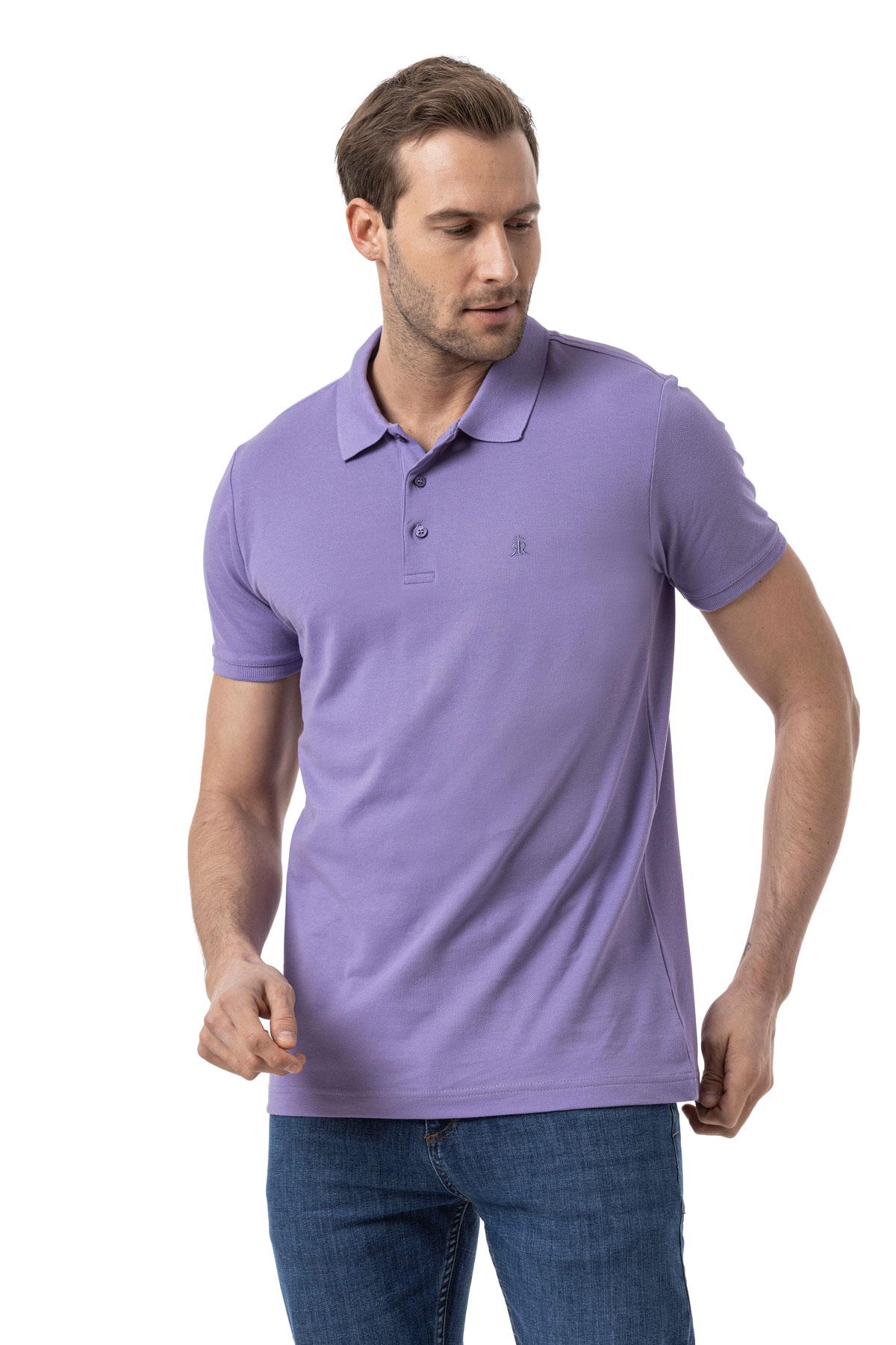 %100 Pamuklu Polo Yaka Tişört Premium PureFit