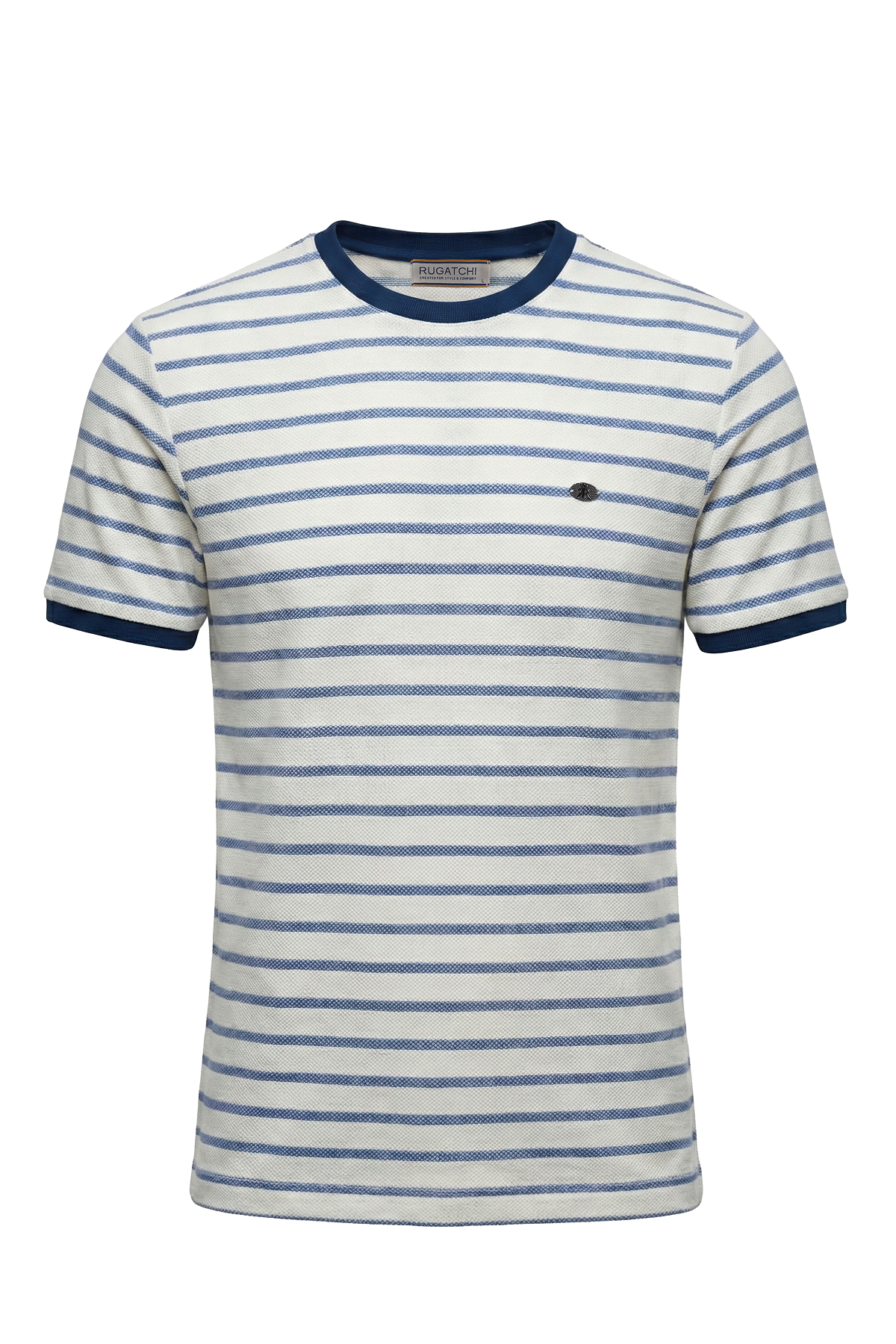 Erkek İki İplik Bisiklet Yaka Tişört