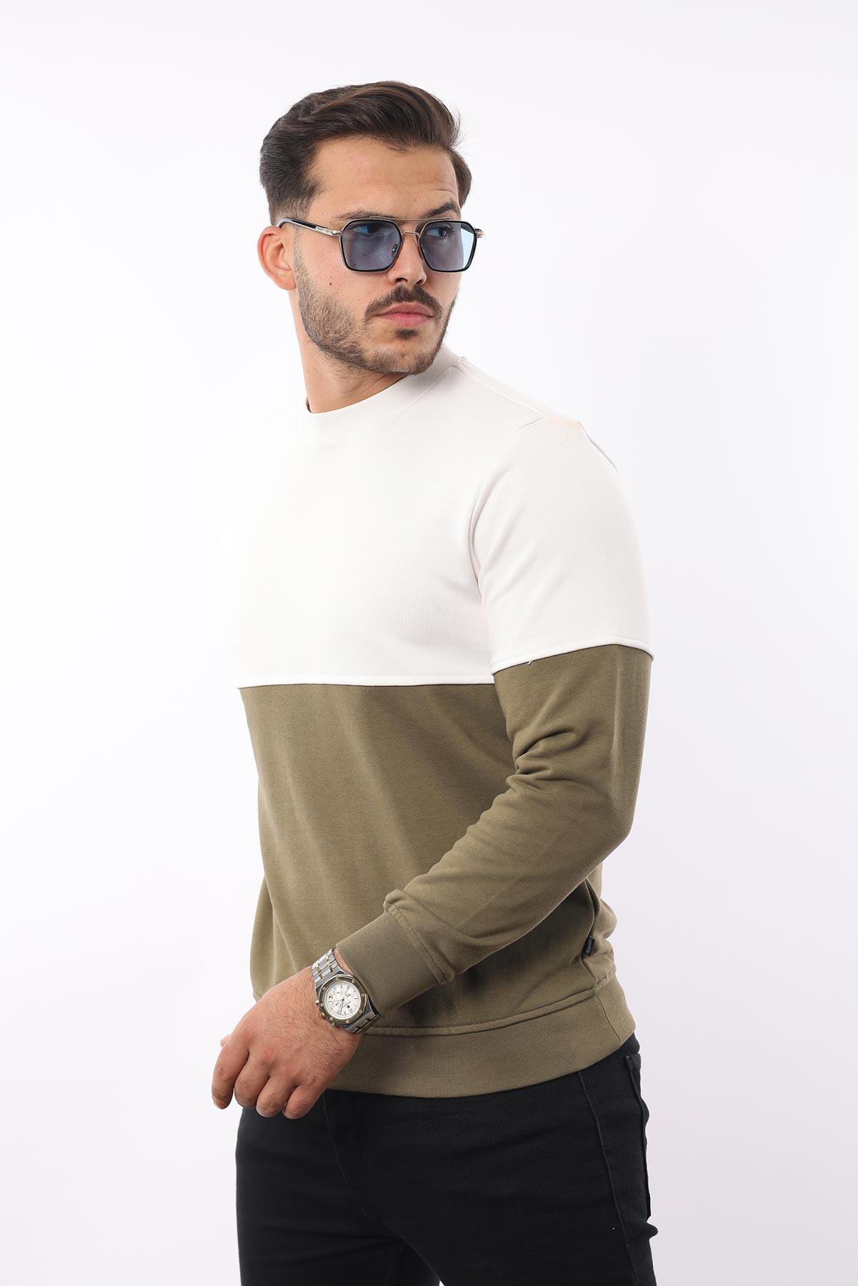 3 İplik Bisiklet Yaka Sweatshirt – Pamuk Viskon Regular Fit Rugatchi Exclusive