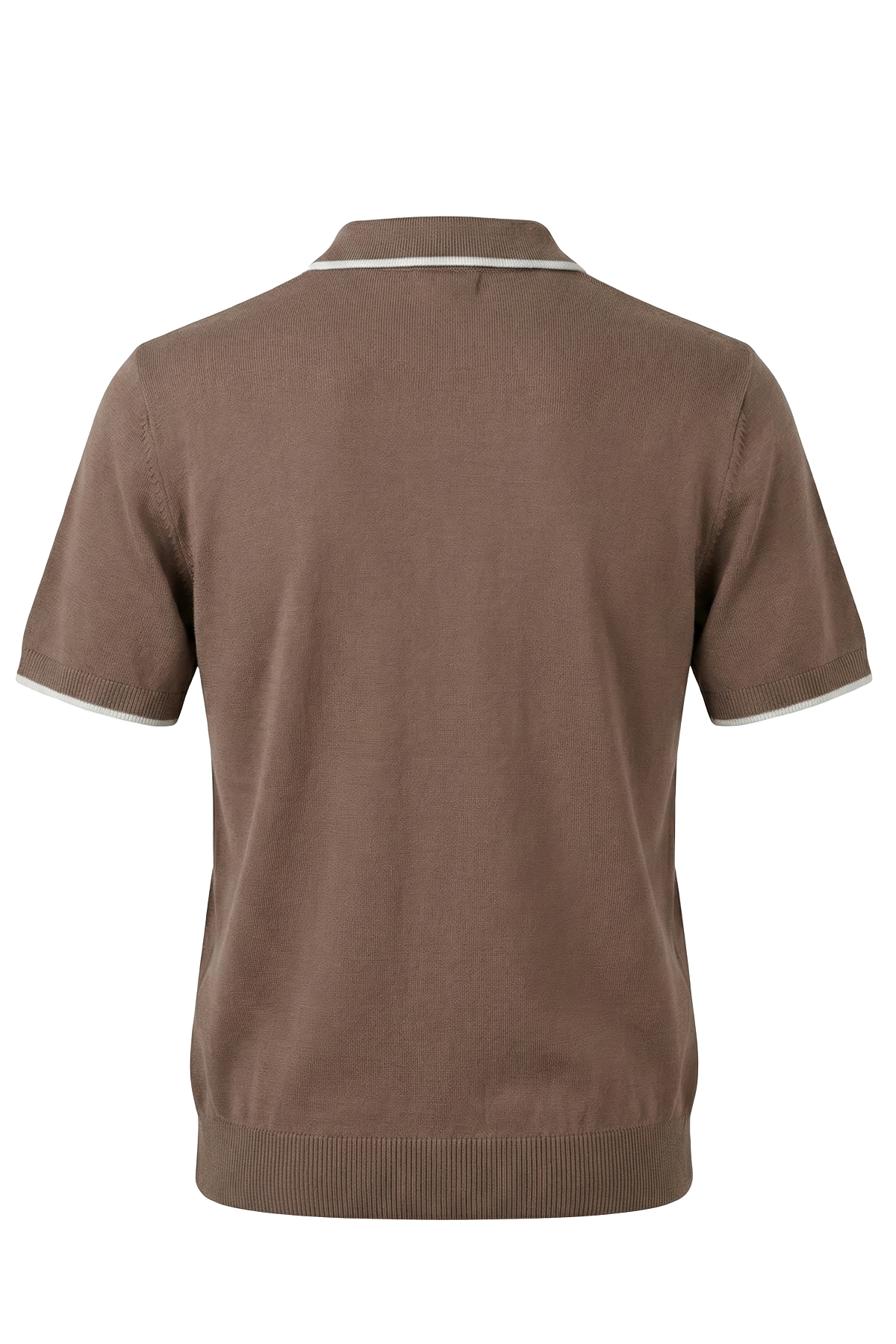 Erkek Pamuklu Fermuarlı Yaka Spor Tişört