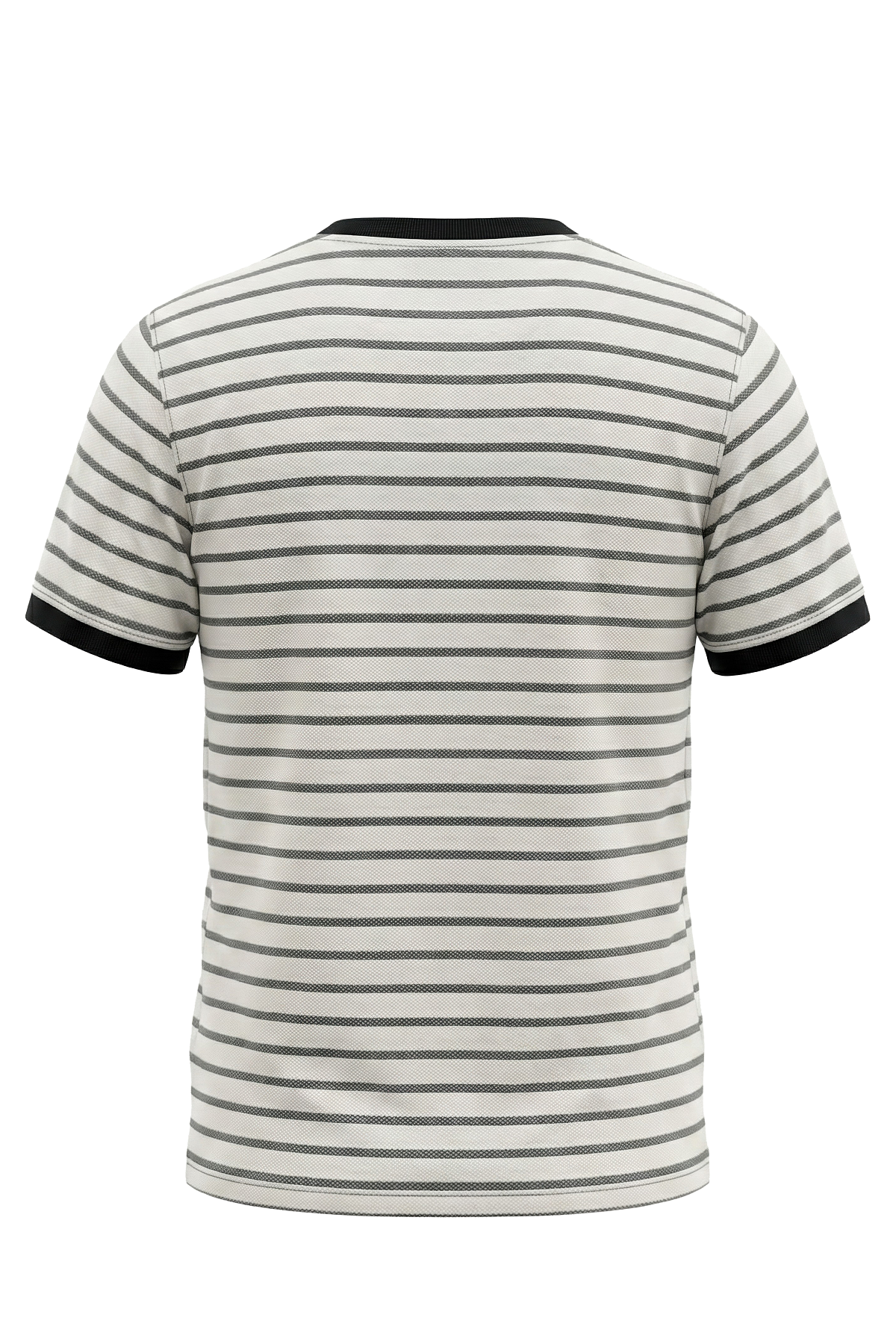 Erkek İki İplik Bisiklet Yaka Tişört