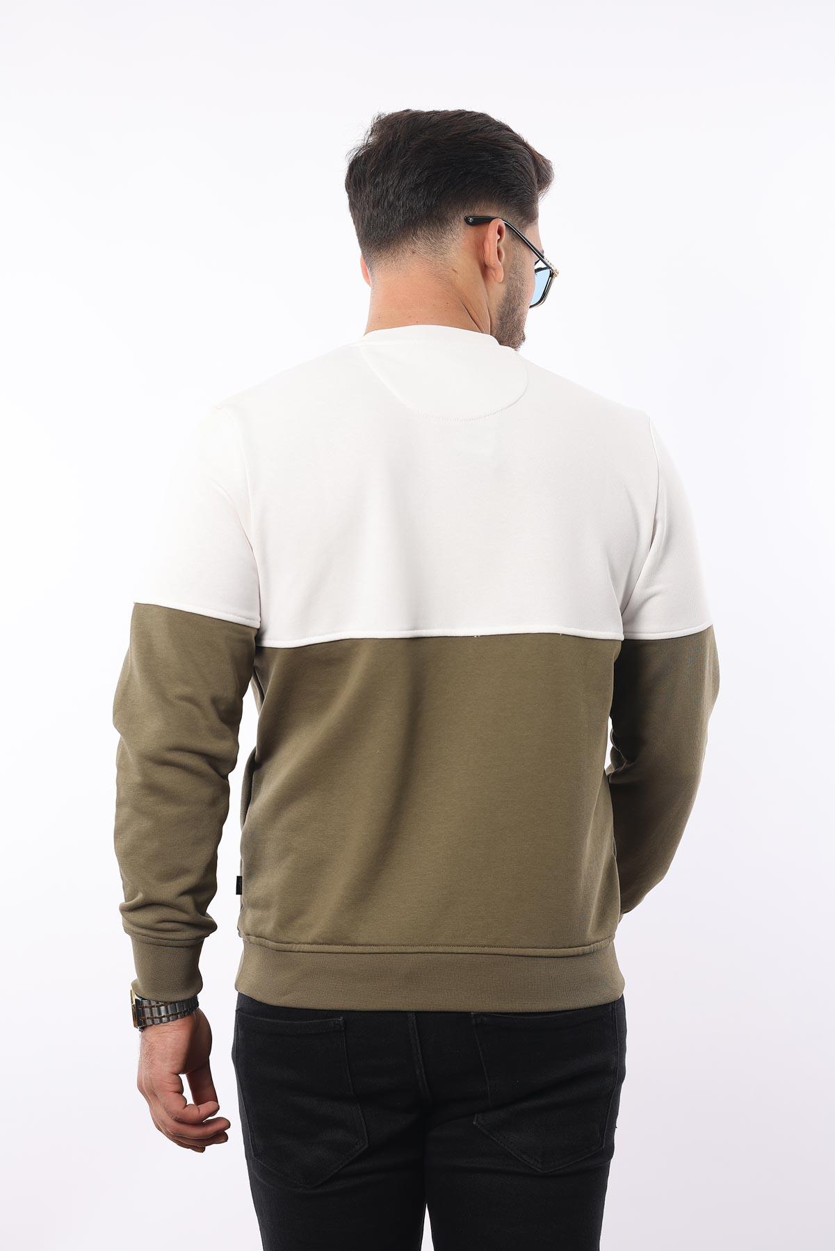 3 İplik Bisiklet Yaka Sweatshirt – Pamuk Viskon Regular Fit Rugatchi Exclusive