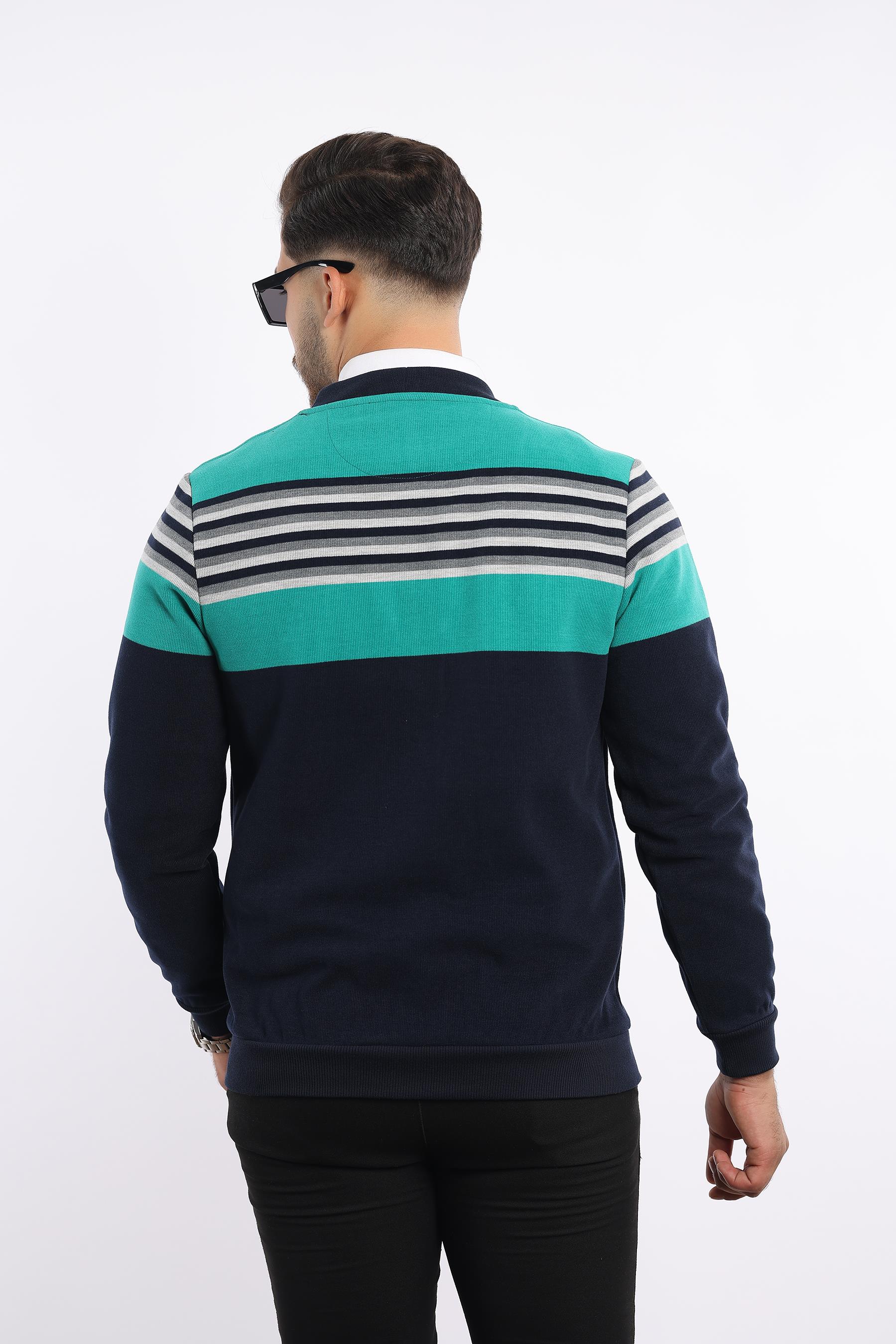 Triko Selanik Dokuma Düğmeli Hırka